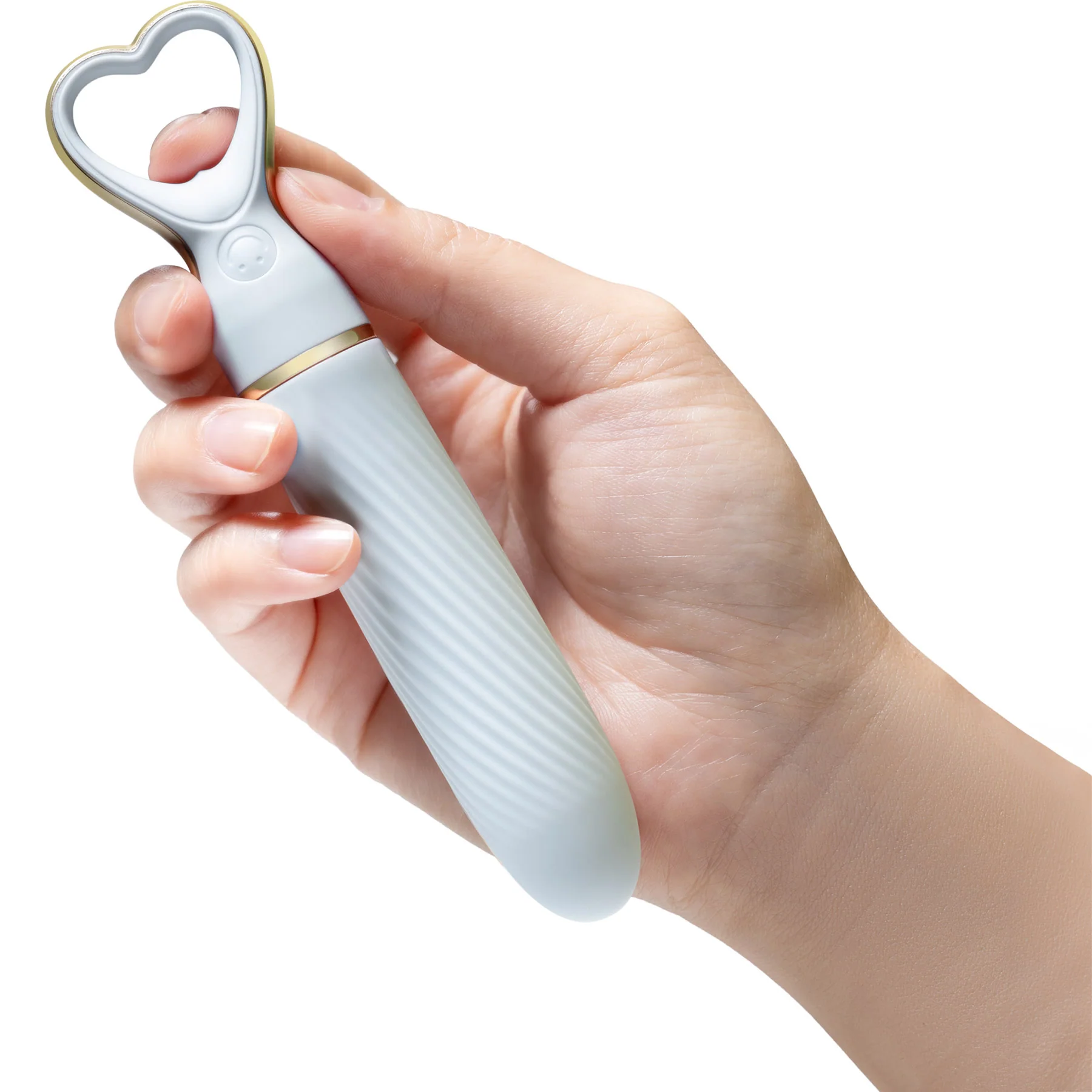 Délice Heartthrob Textured Rechargeable Silicone Vibrator By Blush - Image 8