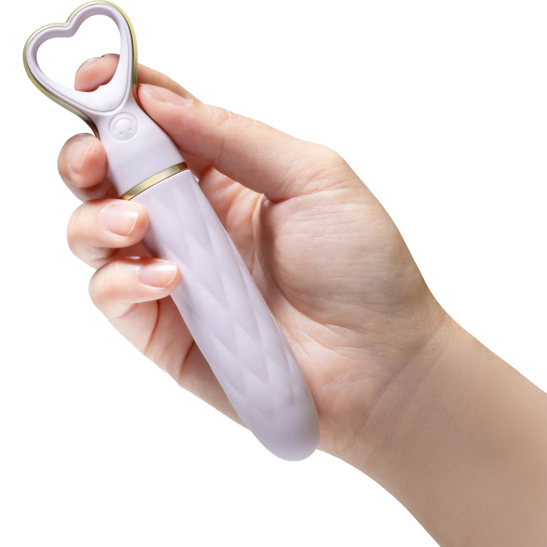 Délice Heartthrob Textured Rechargeable Silicone Vibrator By Blush - Image 9