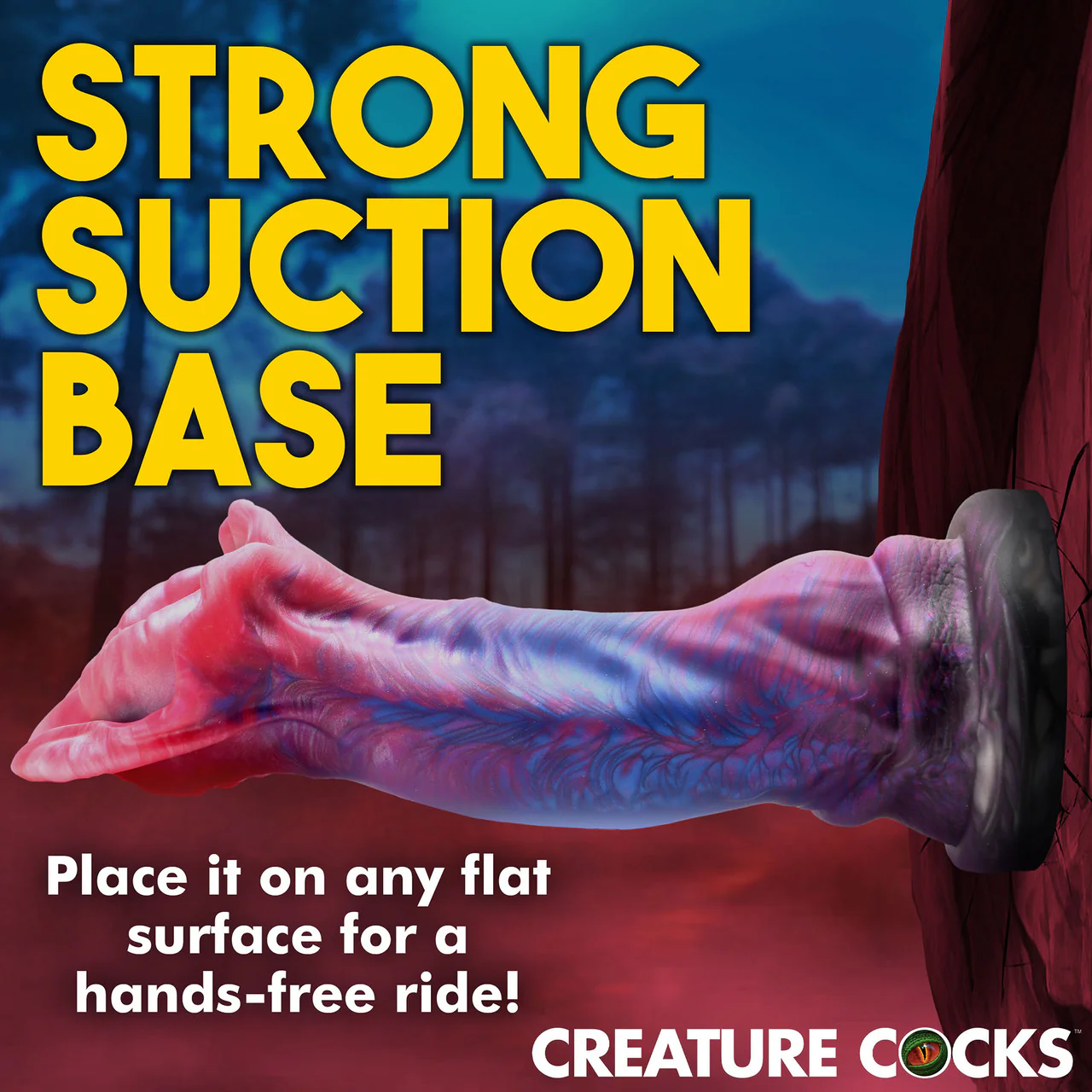 Demogorgon 9" Silicone Suction Cup Dildo By Creature Cocks - Image 12