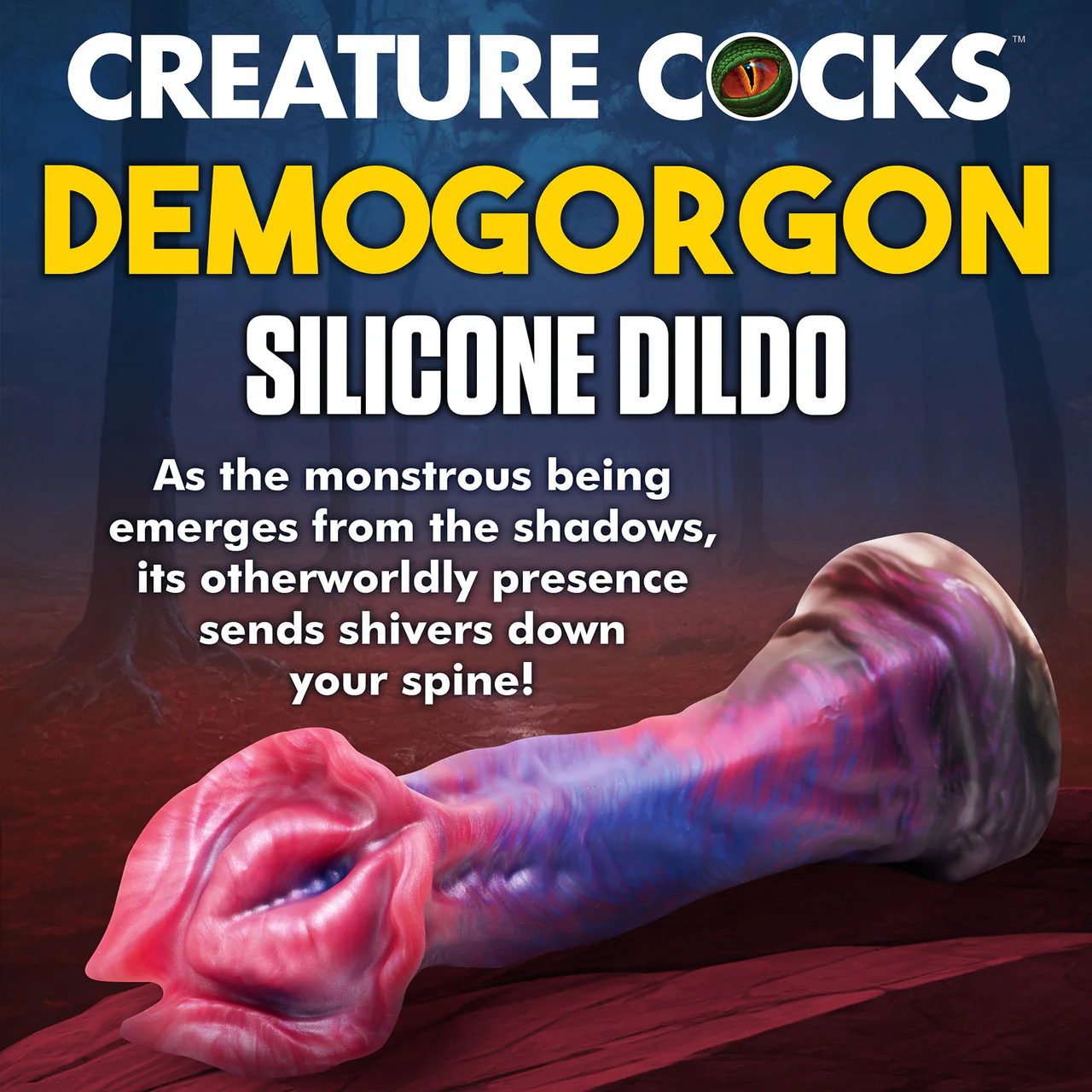 Demogorgon 9" Silicone Suction Cup Dildo By Creature Cocks - Image 15
