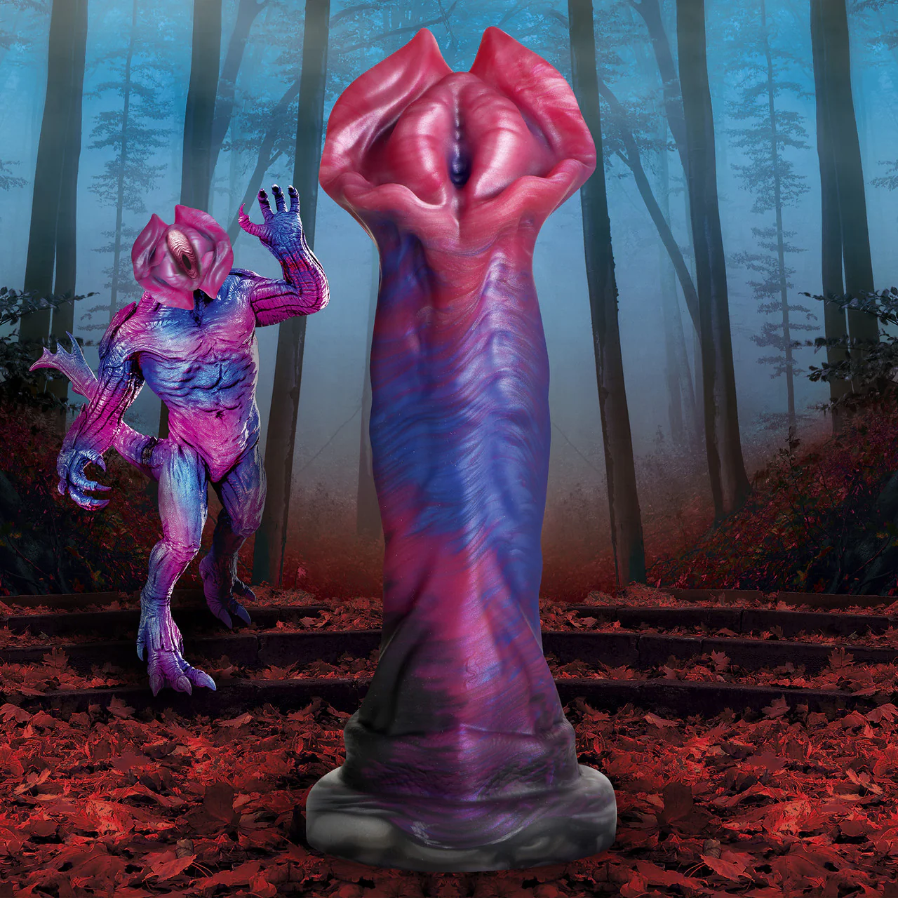 Demogorgon 9" Silicone Suction Cup Dildo By Creature Cocks - Image 16