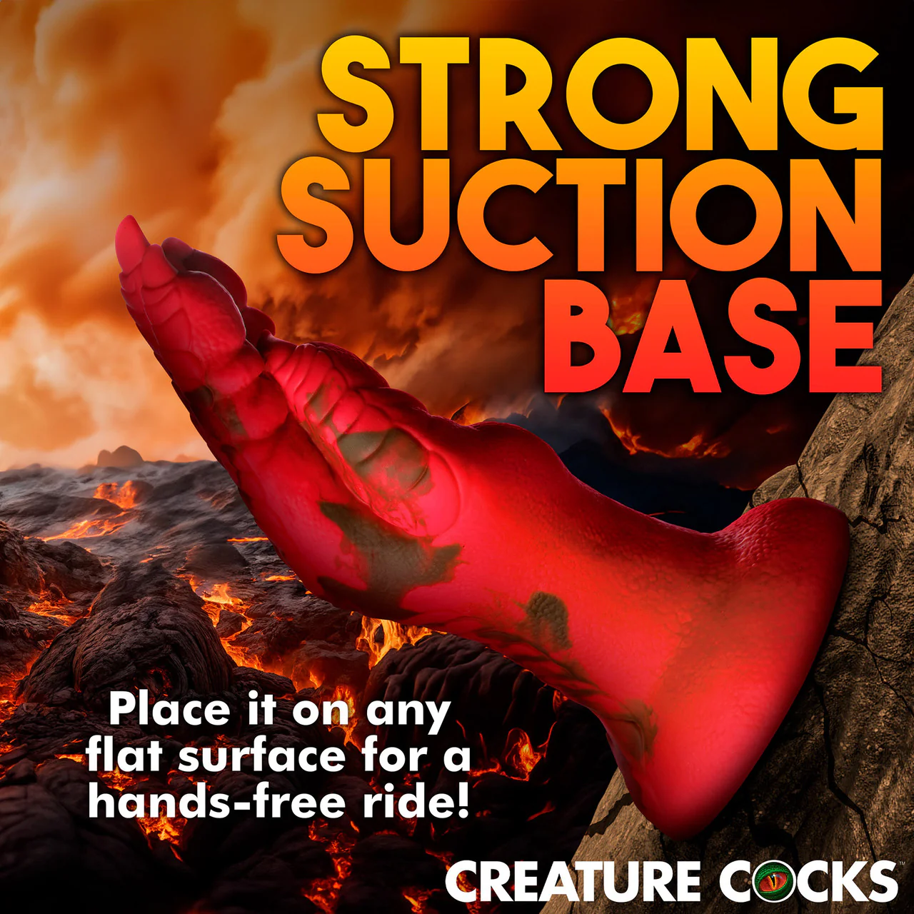 Demon Claw 8.5" Fisting Silicone Suction Cup Dildo By Creature Cocks - Image 9