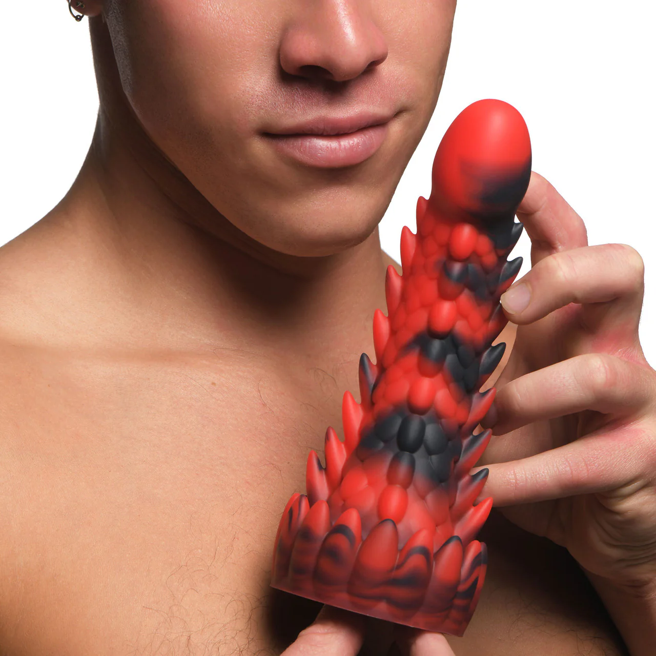 Demon Rising Scaly Dragon 8" Silicone Suction Cup Dildo By Creature Cocks - Image 15