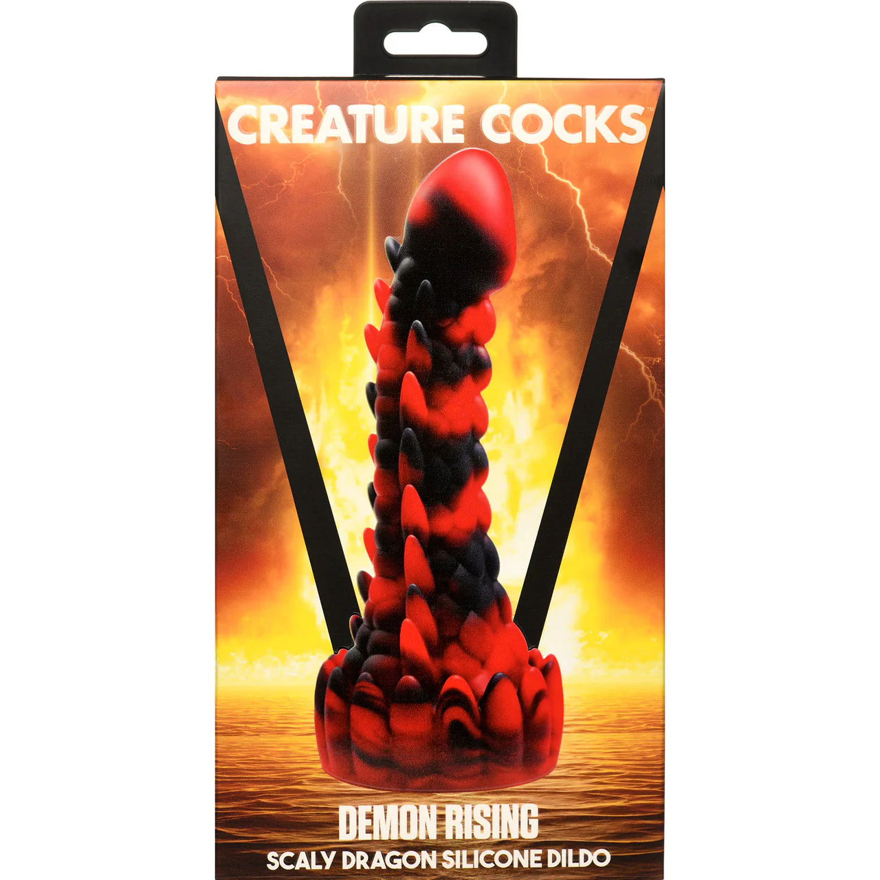 Demon Rising Scaly Dragon 8" Silicone Suction Cup Dildo By Creature Cocks - Image 19