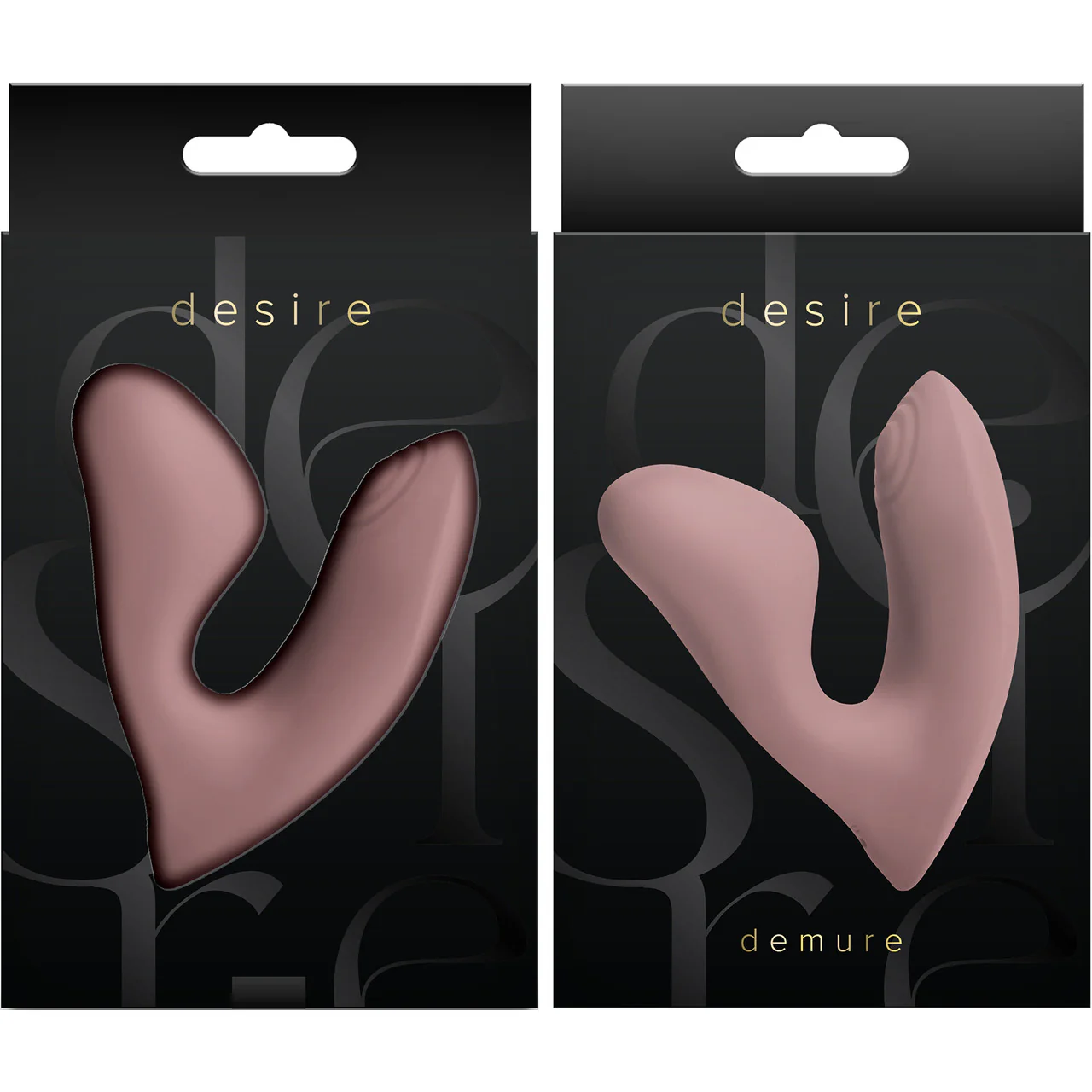 Desire Demure Dual Motor Rechargeable Silicone Wearable Dual Stimulation Vibrator - Caramel - Image 3