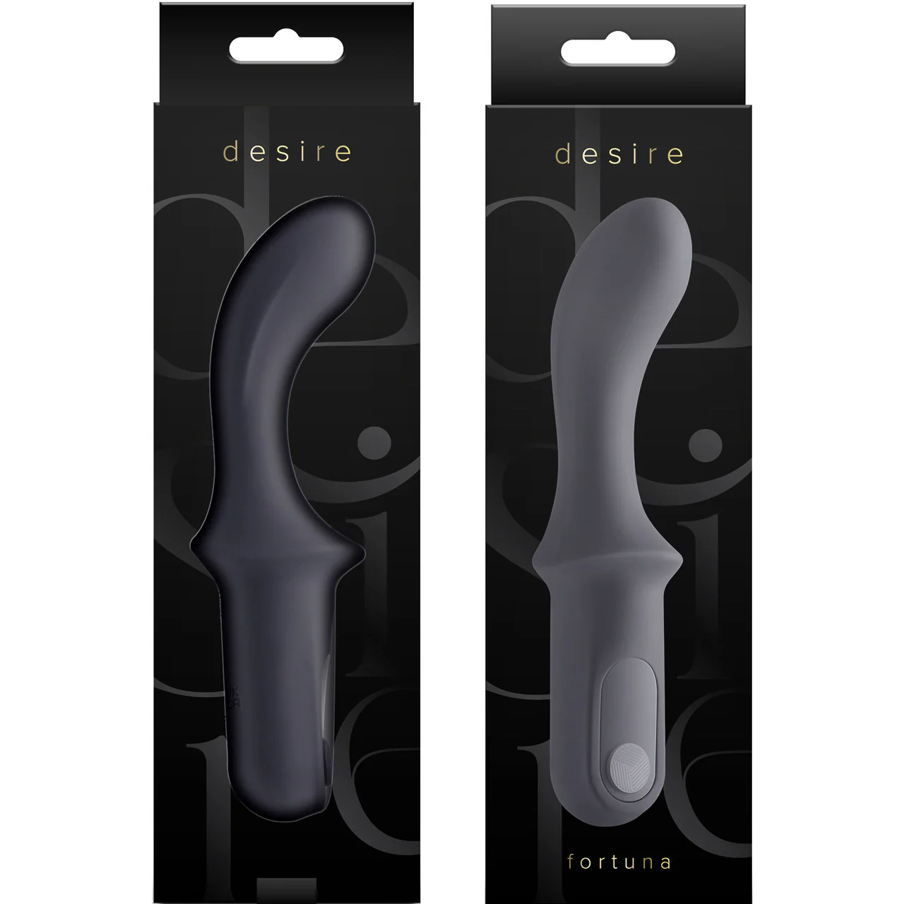 Desire Fortuna Rechargeable Silicone G-Spot Vibrator - Smoke - Image 3