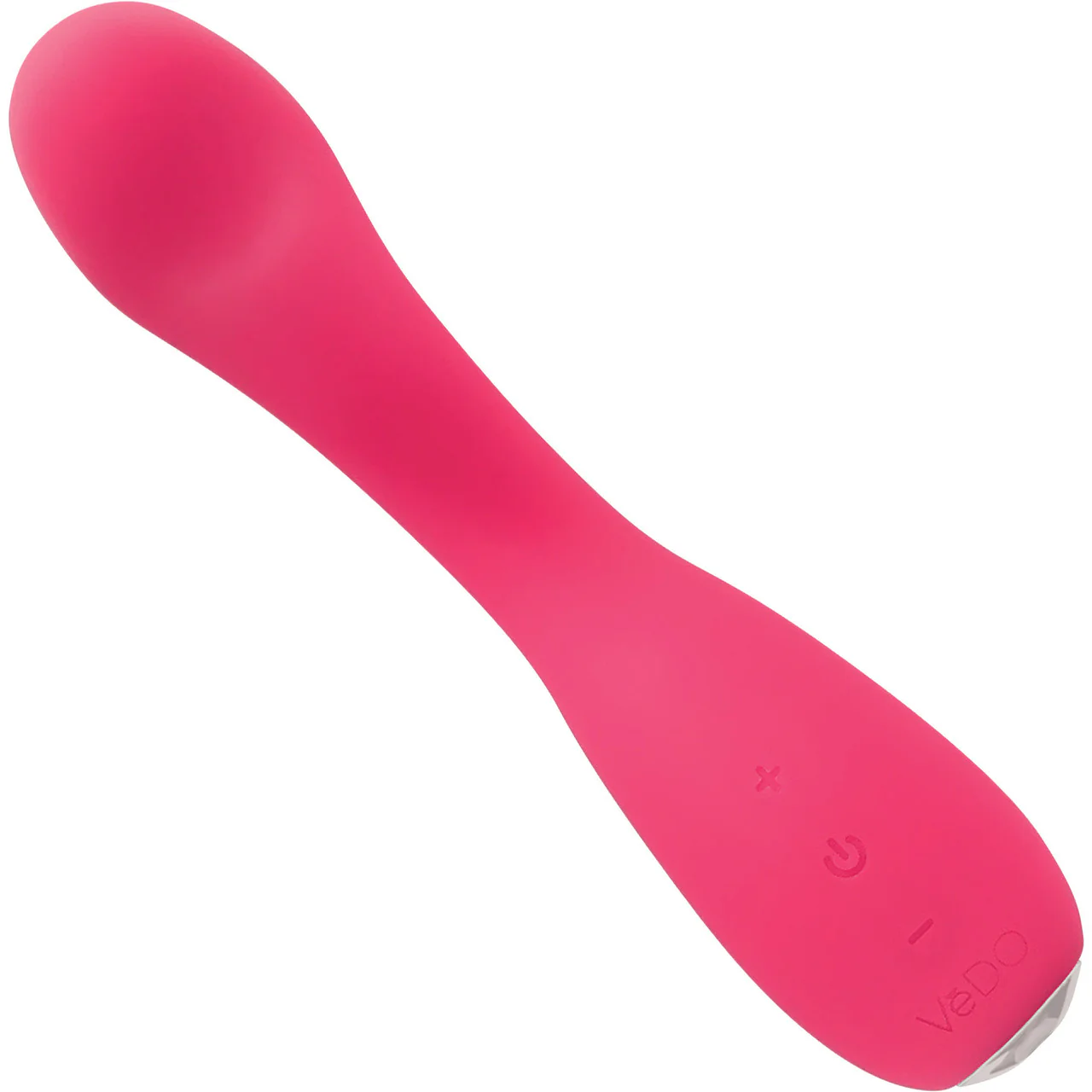 DESIRE Rechargeable Waterproof Silicone Flexible G-Spot Vibrator By VeDO - Pink - Image 2