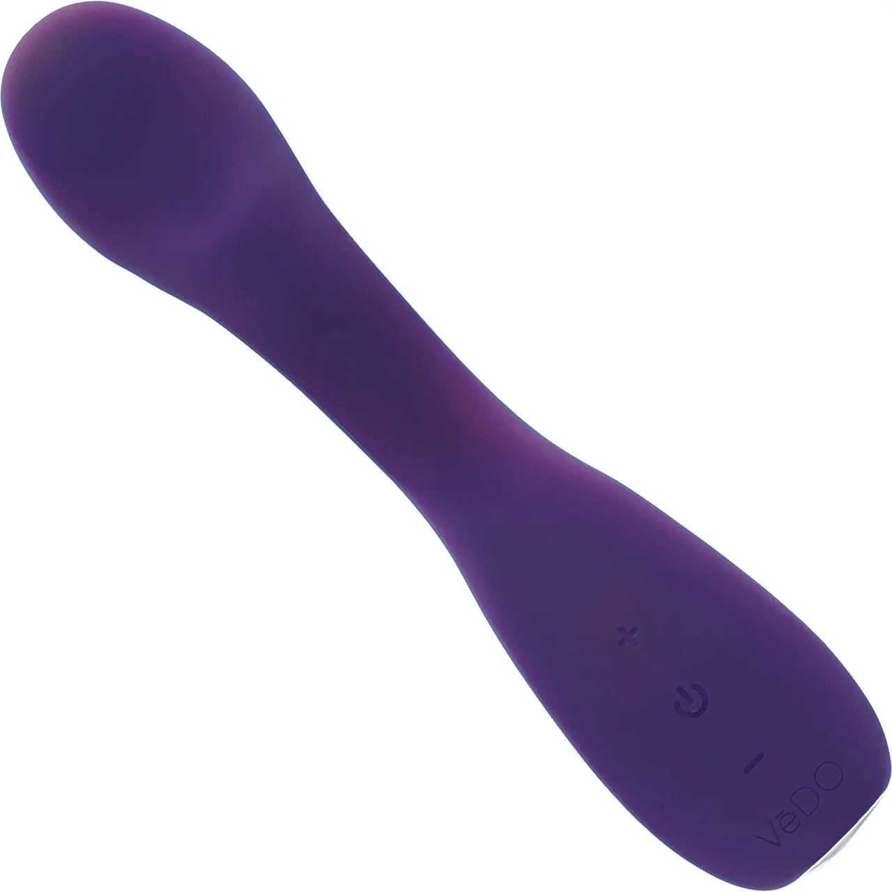 DESIRE Rechargeable Waterproof Silicone Flexible G-Spot Vibrator By VeDO - Purple - Image 2
