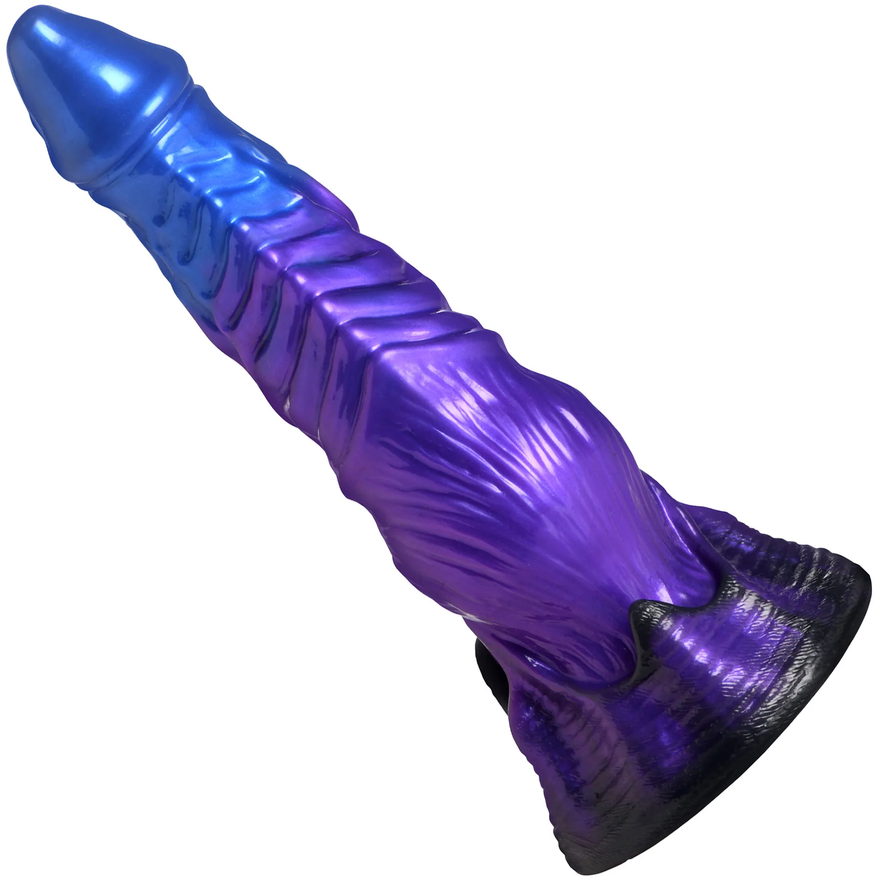 Diabolos 9" Thrusting & Vibrating Silicone Suction Cup Dildo With Remote By Creature Cocks - Image 9