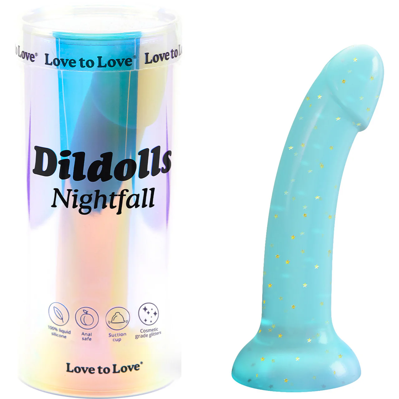 Dildolls Silicone Dildo With Suction Cup Base By Love To Love - Nightfall - Image 3