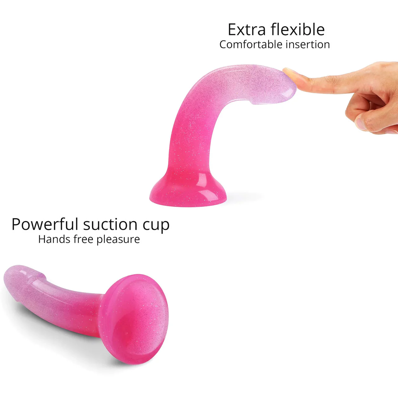 Dildolls Silicone Dildo With Suction Cup Base By Love To Love - Sunrise - Image 2