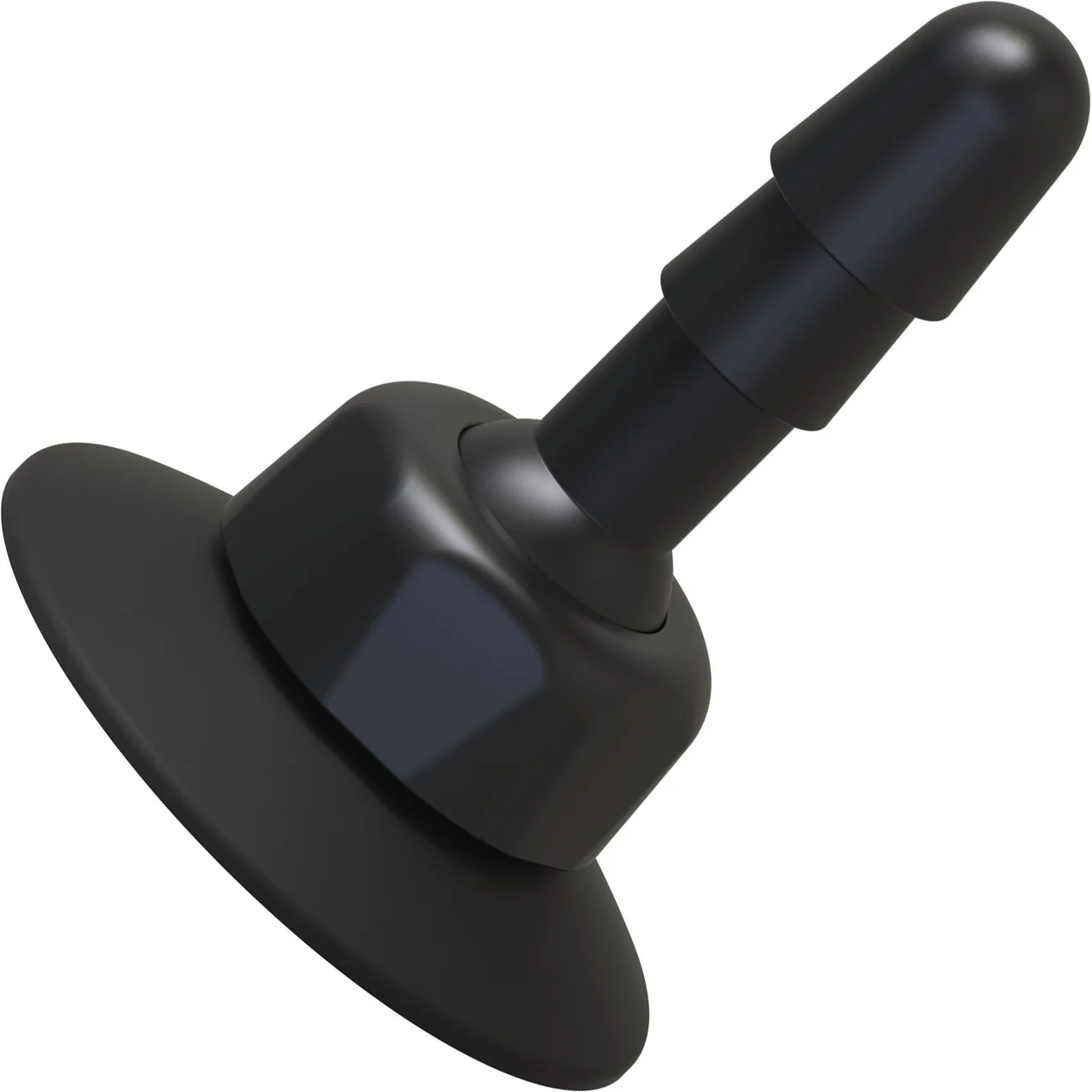 Vac-U-Lock Black Deluxe 360° Swivel Suction Cup Plug