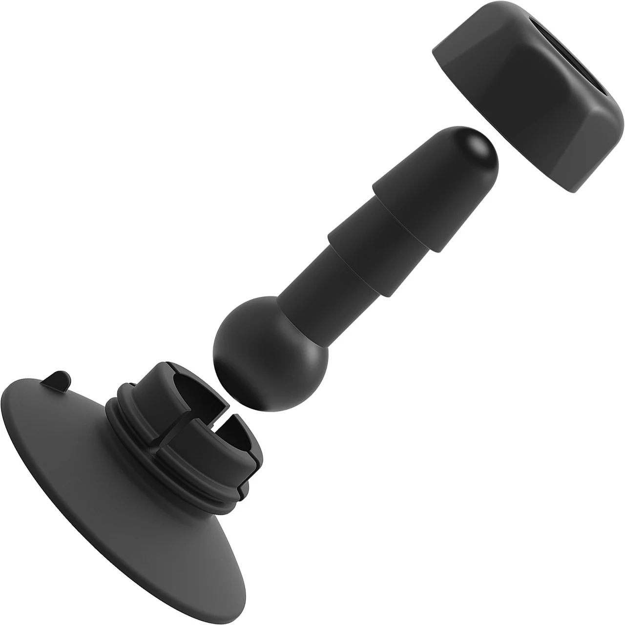 Vac-U-Lock Black Deluxe 360° Swivel Suction Cup Plug - Image 5