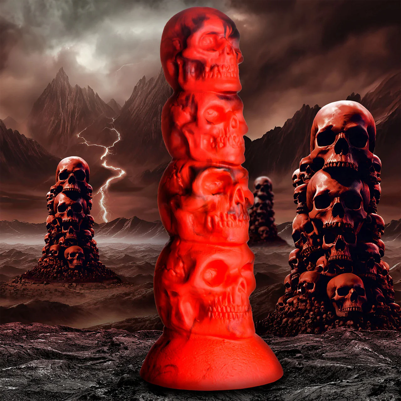 Doom 9.5" Silicone Suction Cup Dildo By Creature Cocks - Image 13