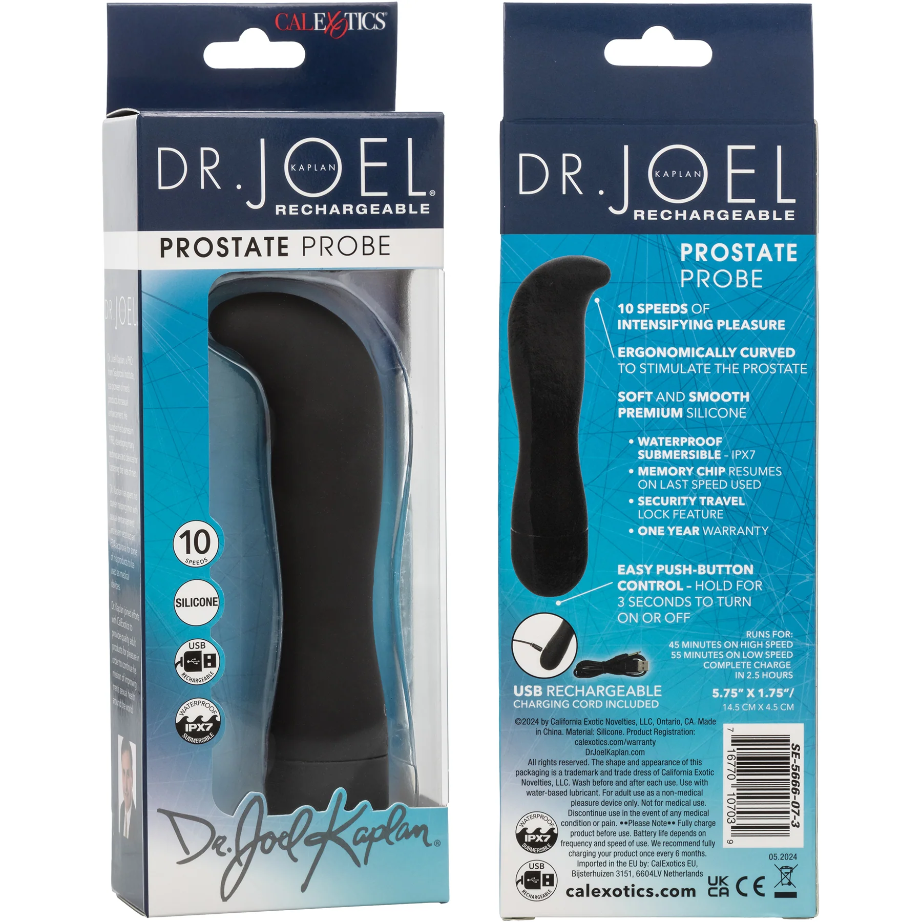 Dr. Joel Kaplan Rechargeable Silicone Prostate Probe - Image 10