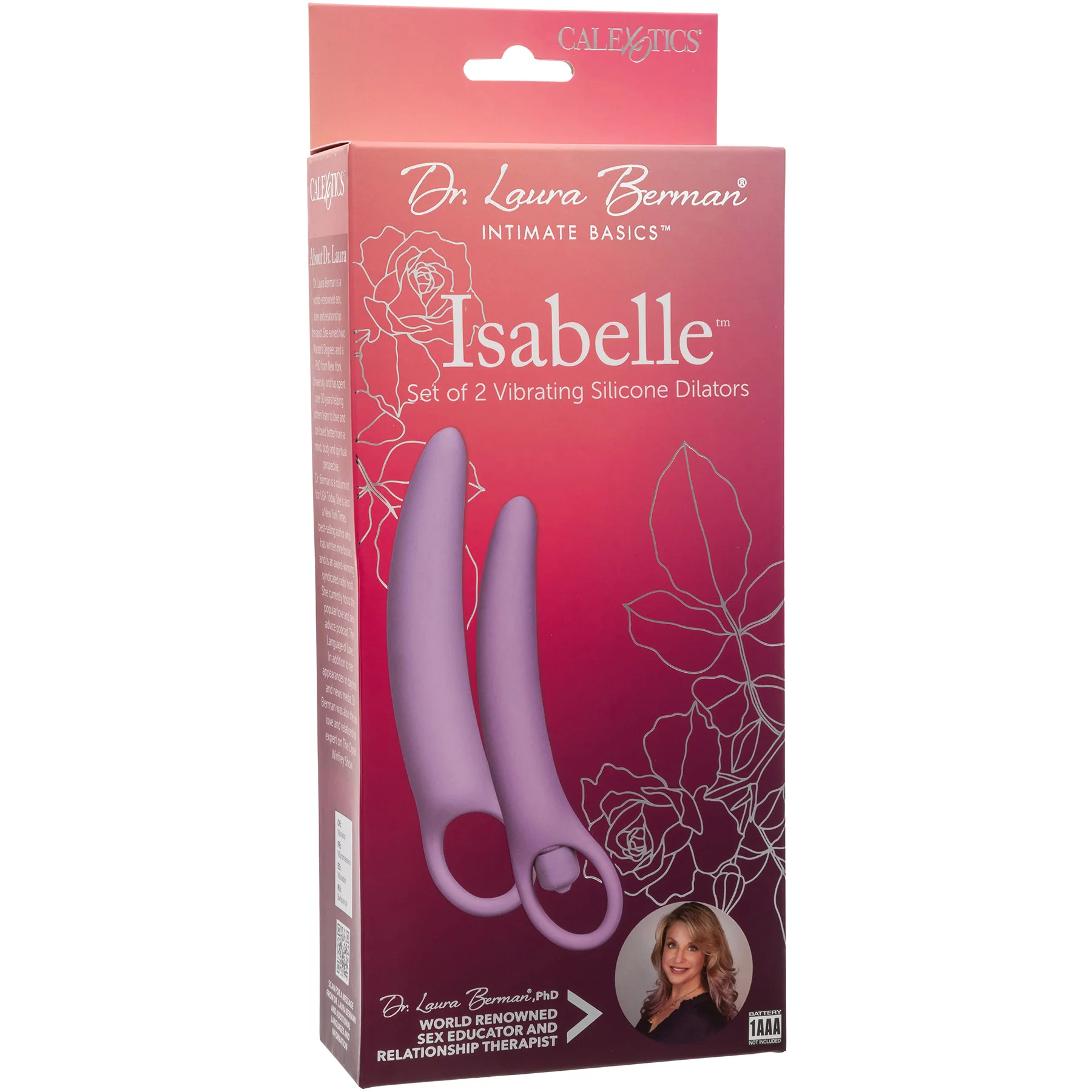 Dr. Laura Berman® Isabelle™ Set of 2 Vibrating Silicone Dilators - Image 2