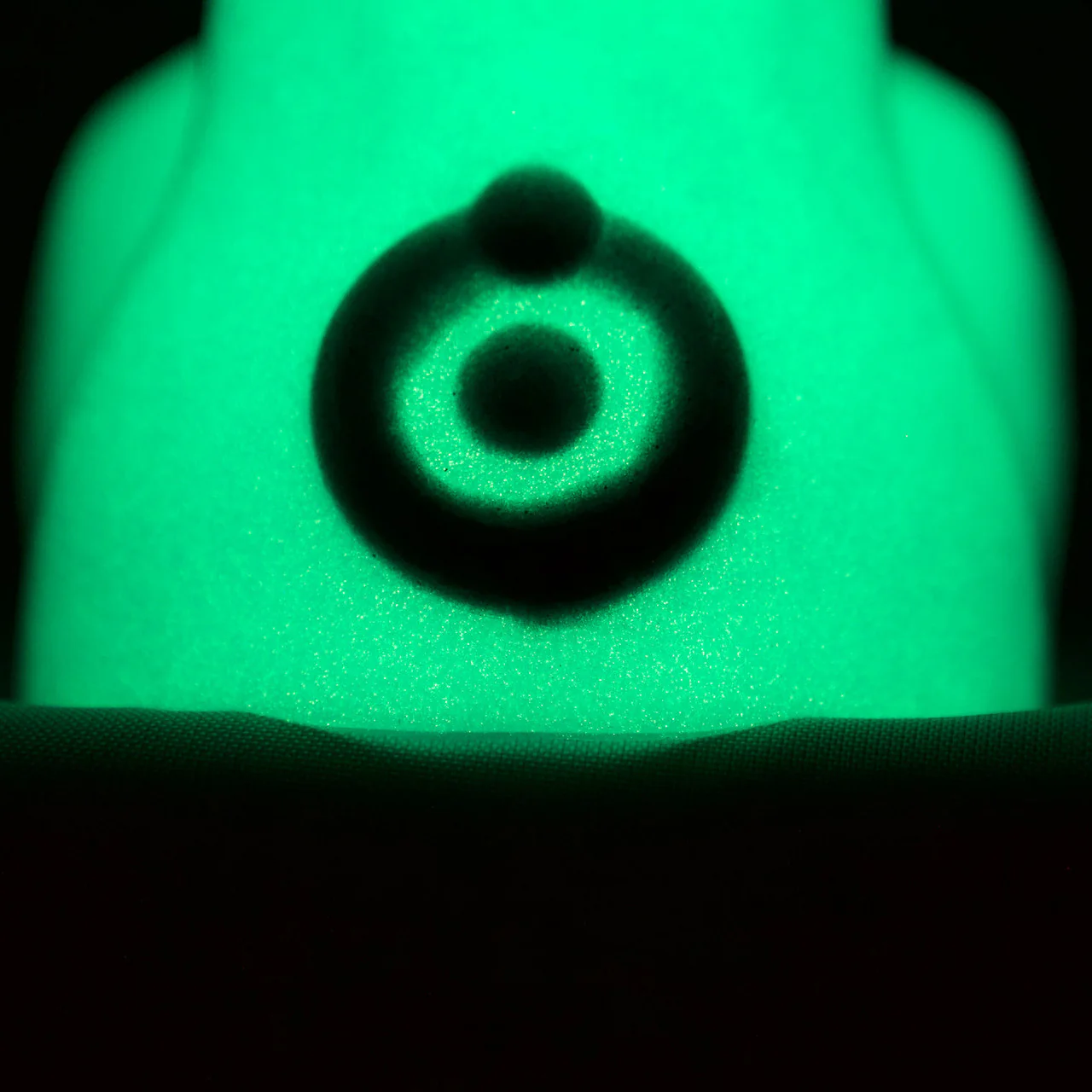 Dr. Manhattan 2.0 -  8.75" Silicone Glow-In-The-Dark Dildo With Balls By Uberrime - Image 12