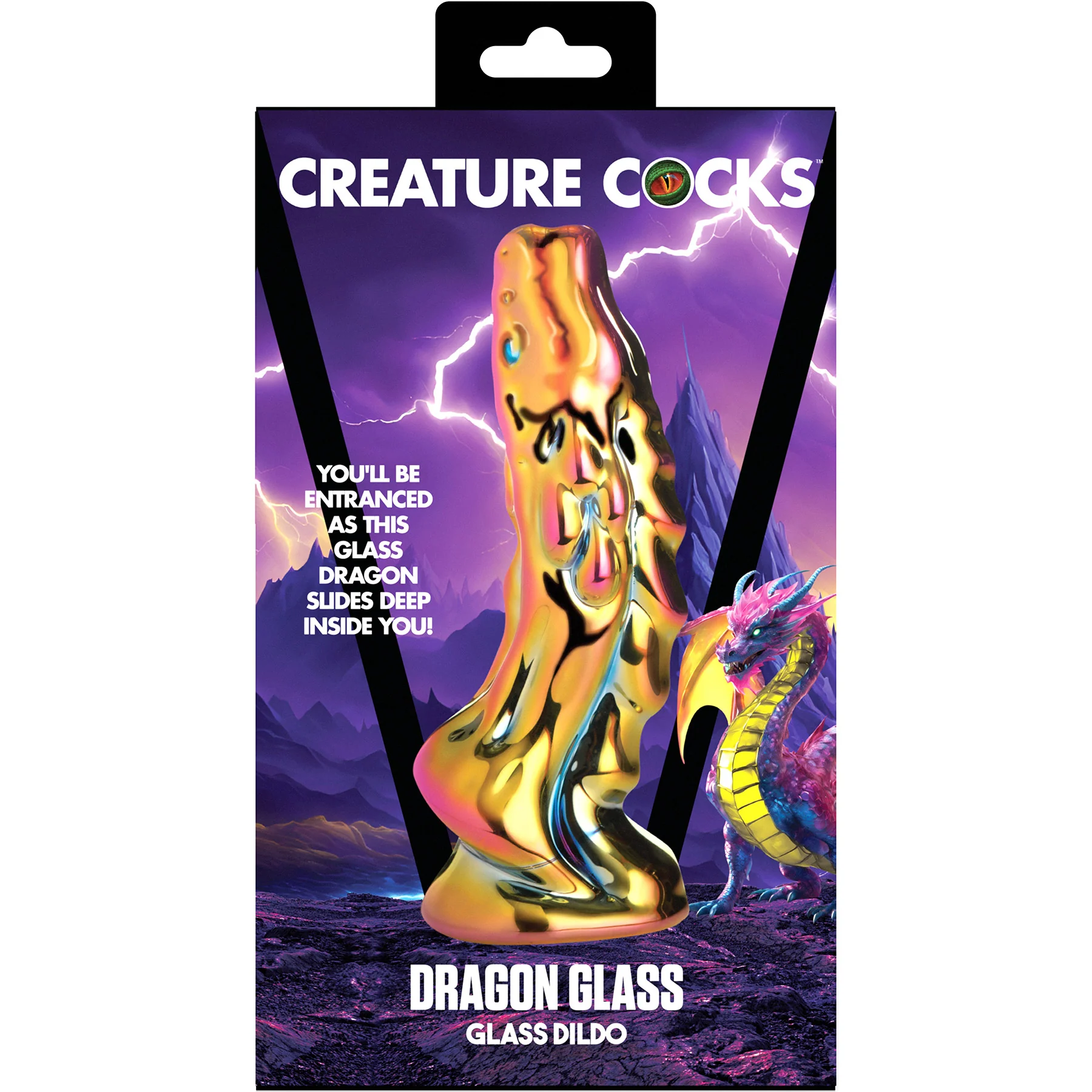 Dragon Glass 6" Glass Dildo By Creature Cocks - Image 14