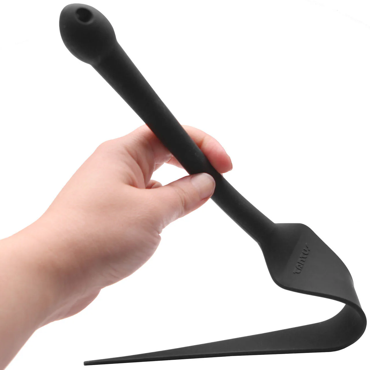 Dragon Tail Silicone Love Whip By Tantus - Onyx - Image 5