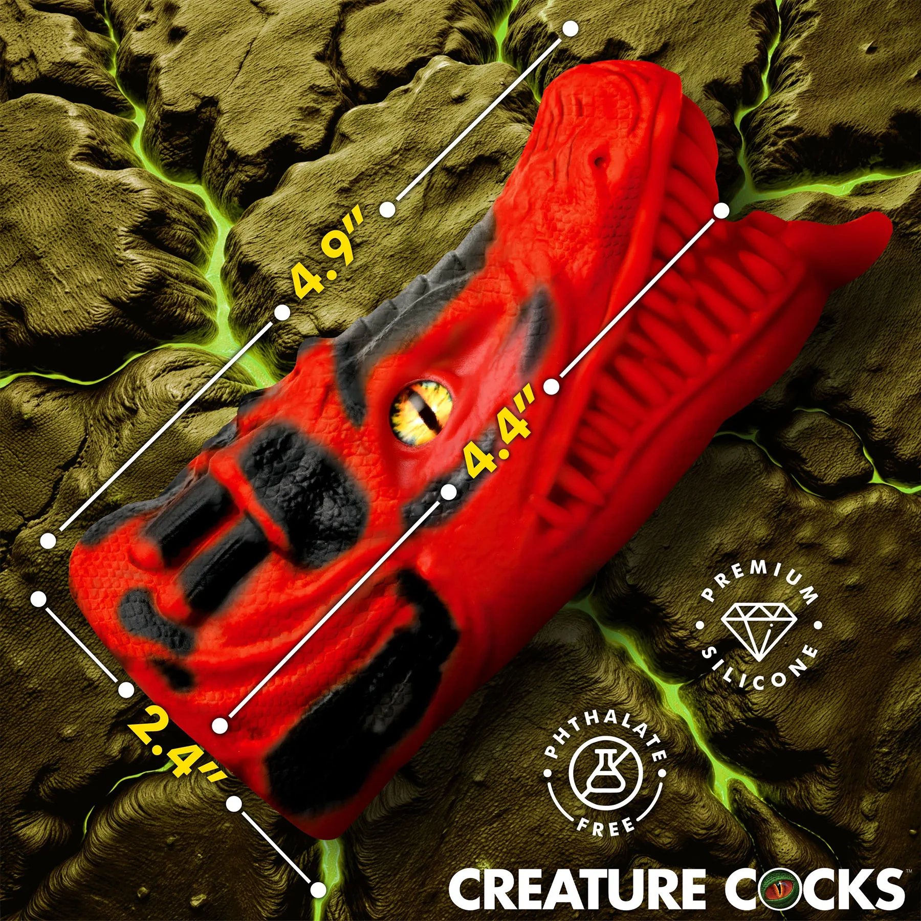 Dragon Tamer Silicone Penis Stroker By Creature Cocks - Image 17