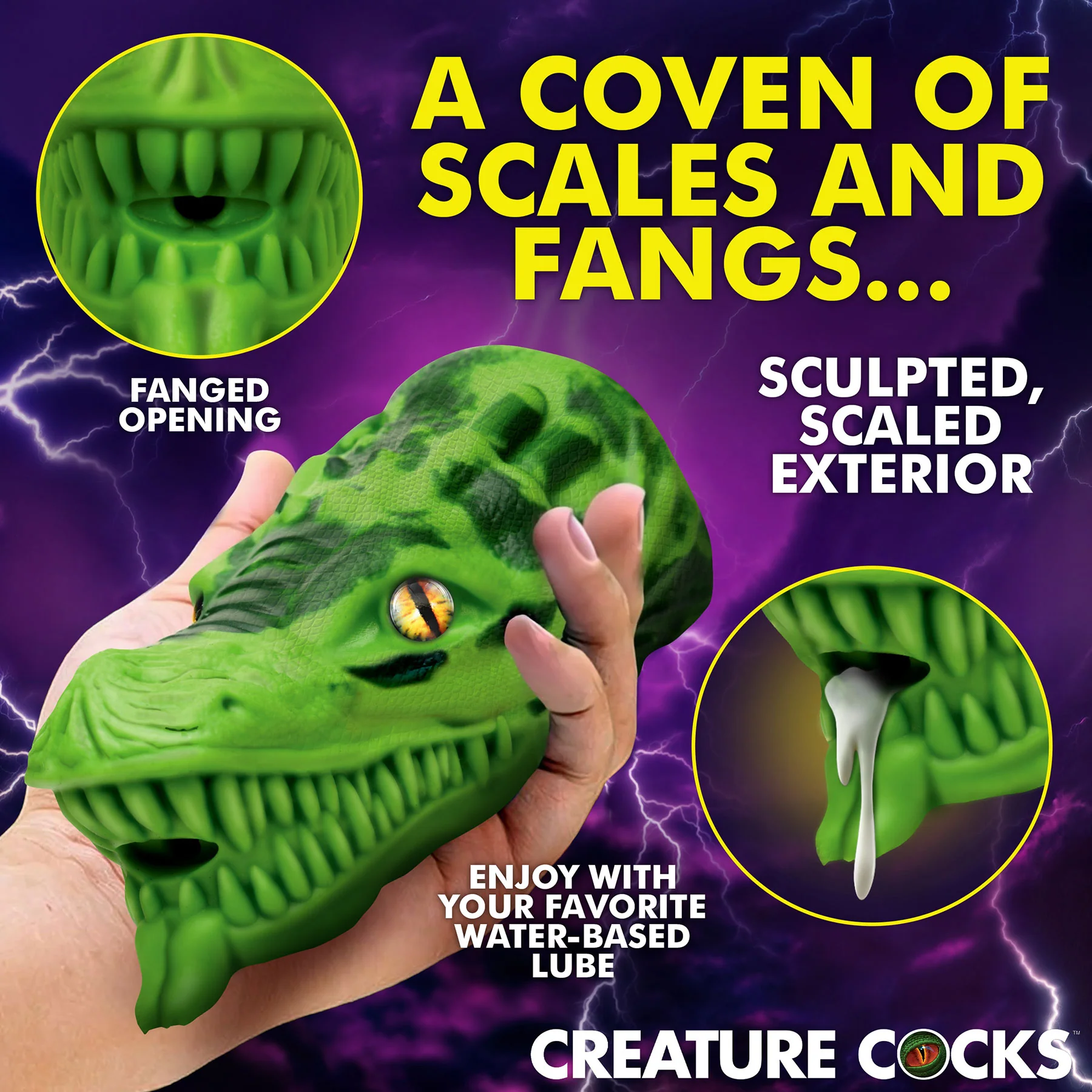 Dragon Tamer Silicone Penis Stroker By Creature Cocks - Image 2