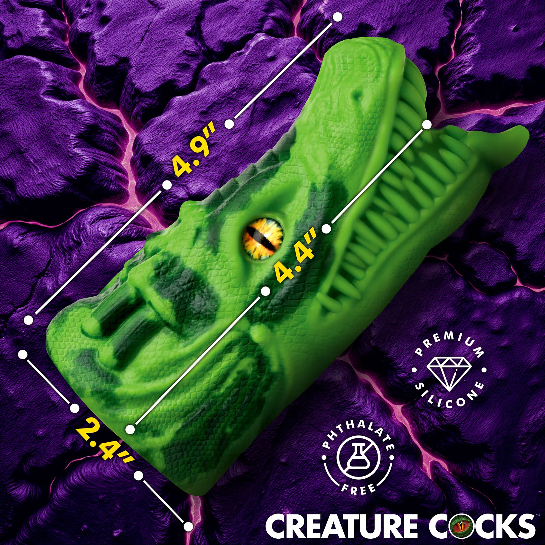 Dragon Tamer Silicone Penis Stroker By Creature Cocks - Image 7