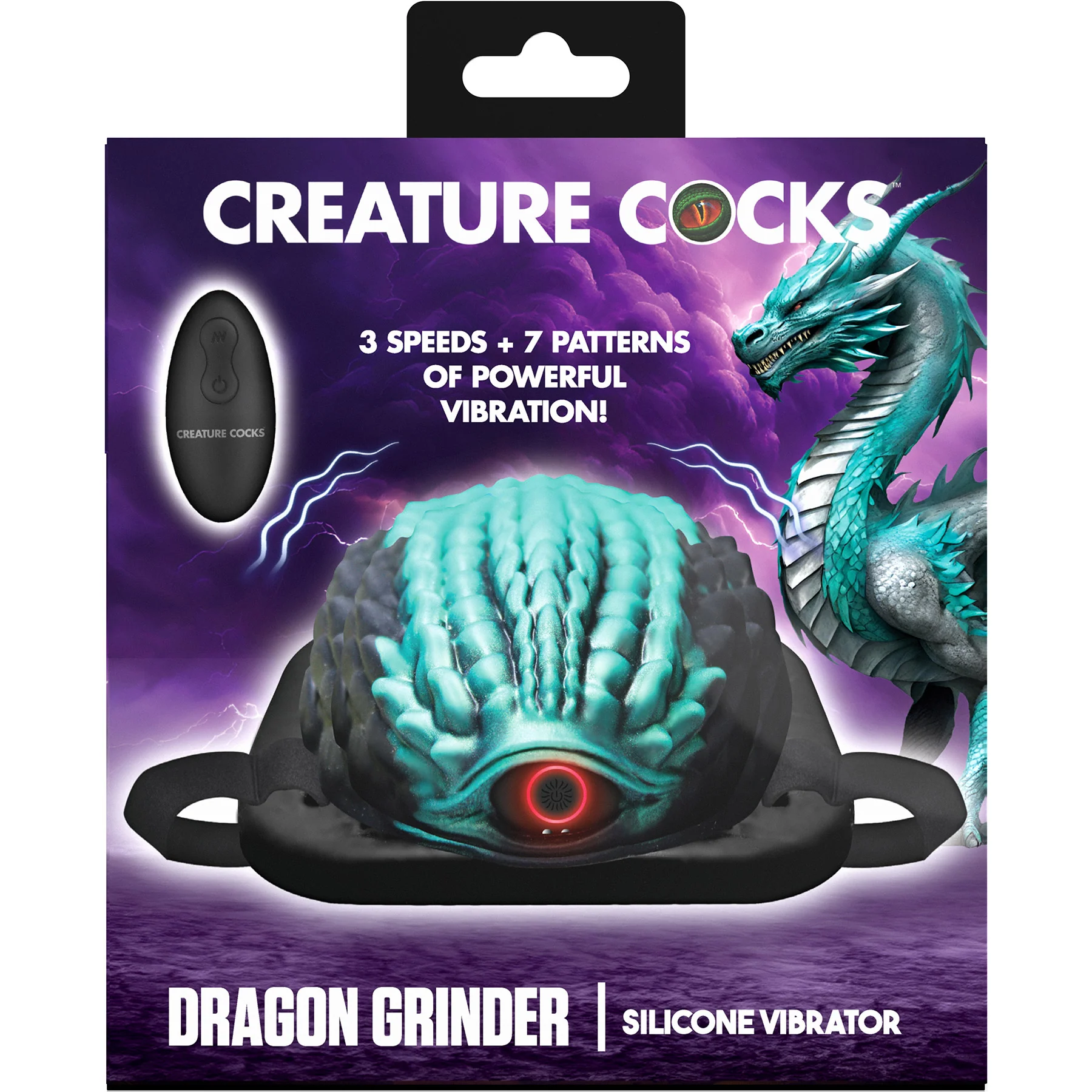 Dragon Vibrating Silicone Grinder With Remote By Creature Cocks - Image 10