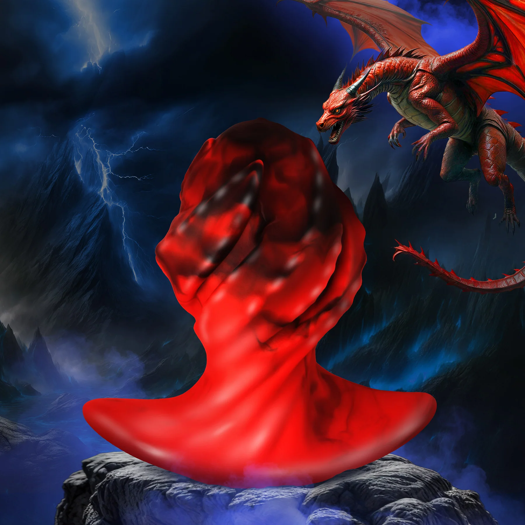 Dragonspawn Silicone Butt Plug By Creature Cocks - Image 12
