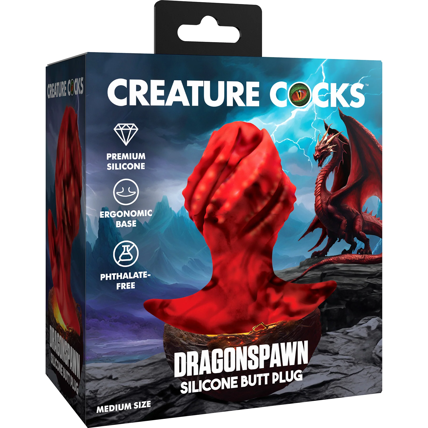Dragonspawn Silicone Butt Plug By Creature Cocks - Image 16