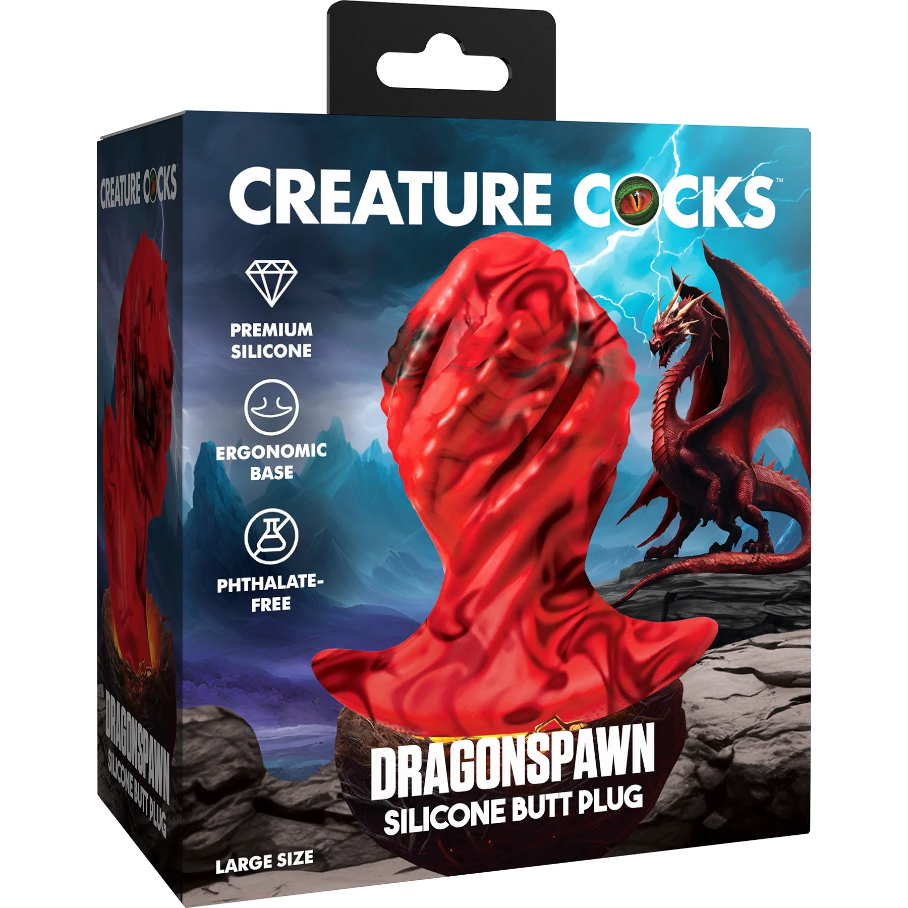 Dragonspawn Silicone Butt Plug By Creature Cocks - Image 8