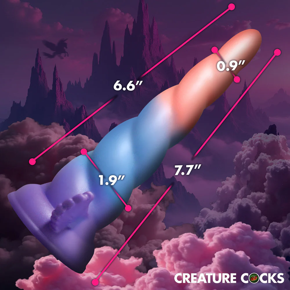 Dream Rider 7.7" Silicone Suction Cup Dildo By Creature Cocks - Image 7