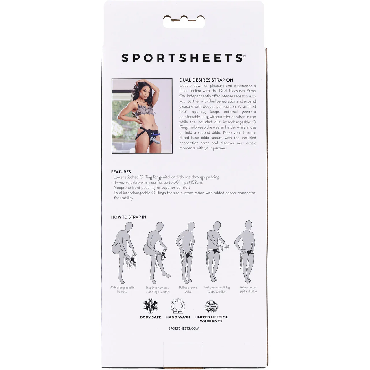 Dual Desires Strap-On Harness By Sportsheets - Image 7