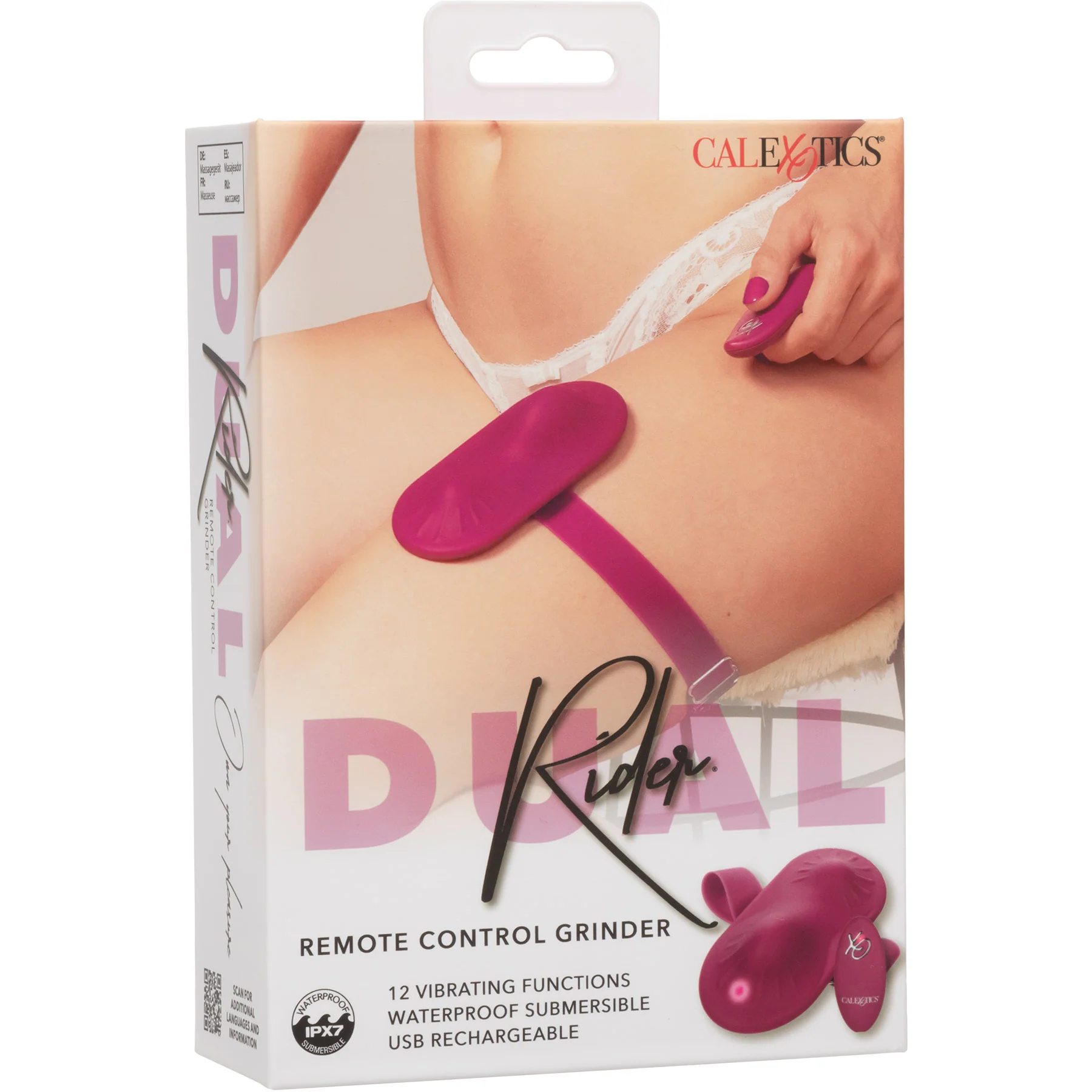 Dual Rider® Remote Control Grinder Rechargeable Silicone Vibrator By CalExotics - Image 11