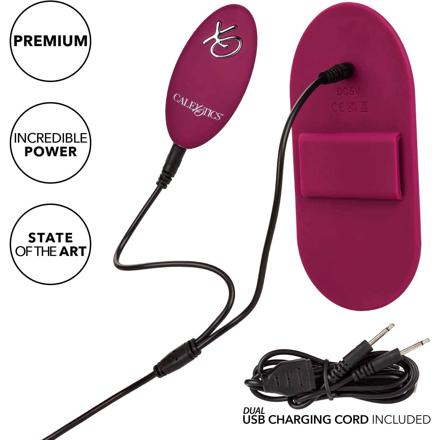 Dual Rider® Remote Control Grinder Rechargeable Silicone Vibrator By CalExotics - Image 9