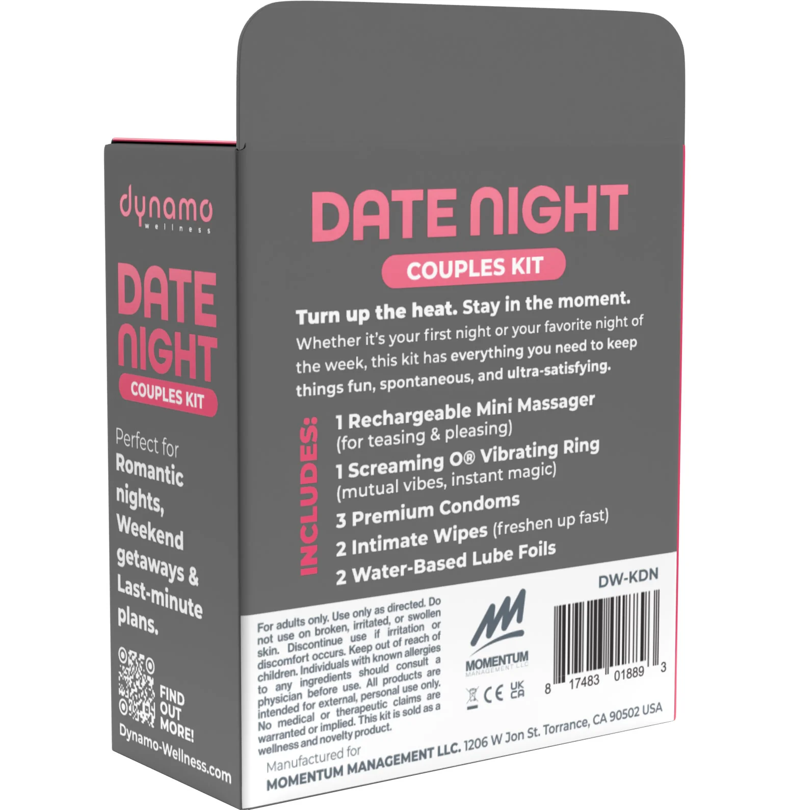 Dynamo Wellness Date Night Couples Intimacy Kit - Image 3