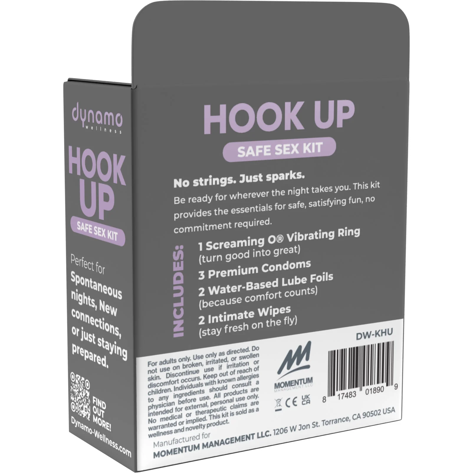 Dynamo Wellness Hook Up Safe Sex Intimacy Kit - Image 3