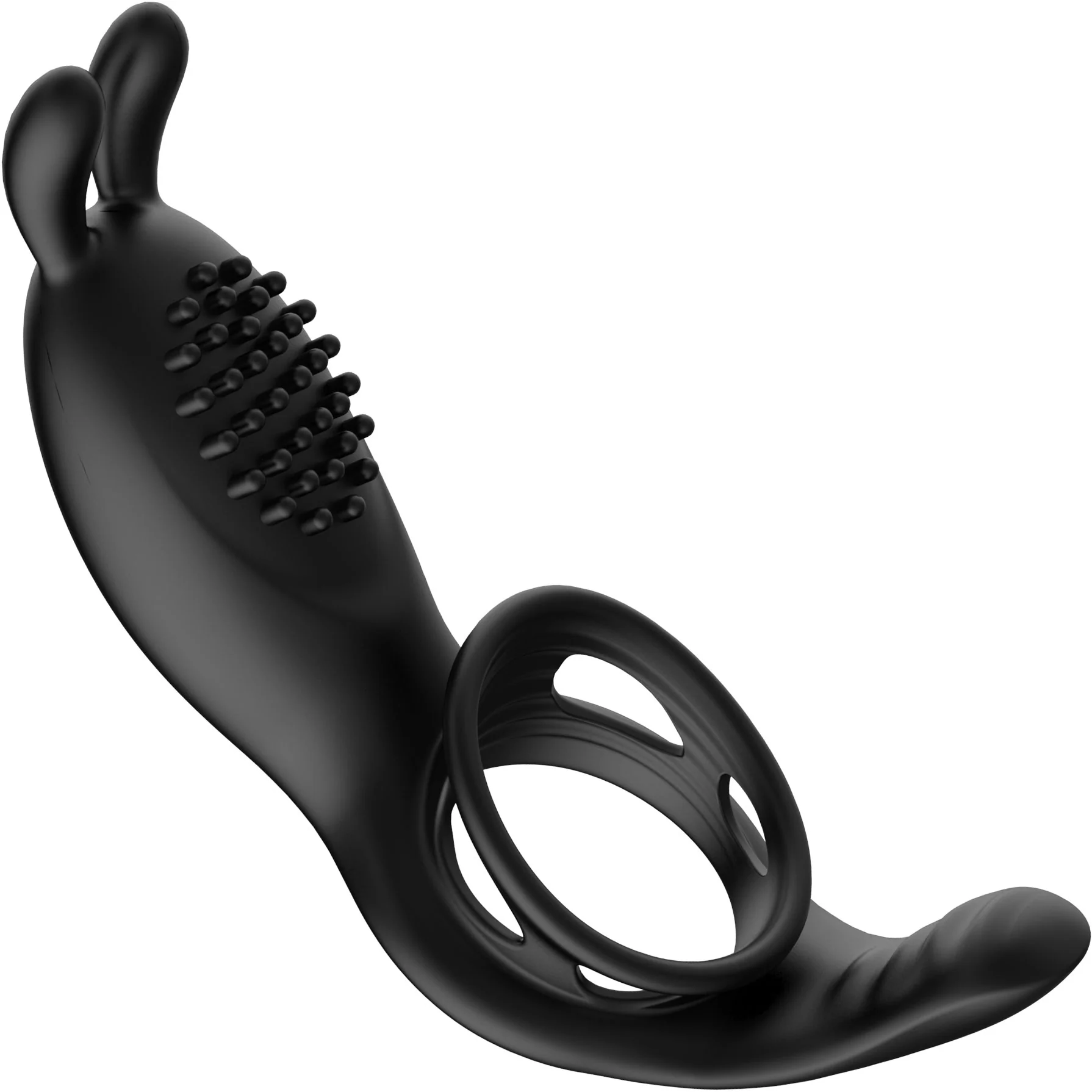 Edison Vibrating Rabbit Style Cock Ring By Vibeology - Image 6