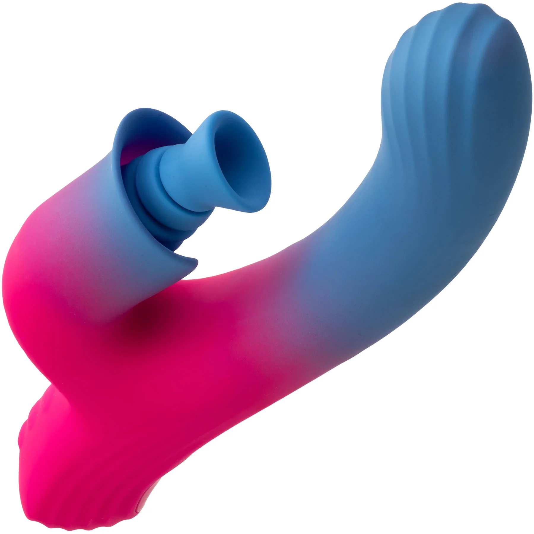 Elation™ Rechargeable Silicone Dual Stimulator With Suction By CalExotics - Image 3