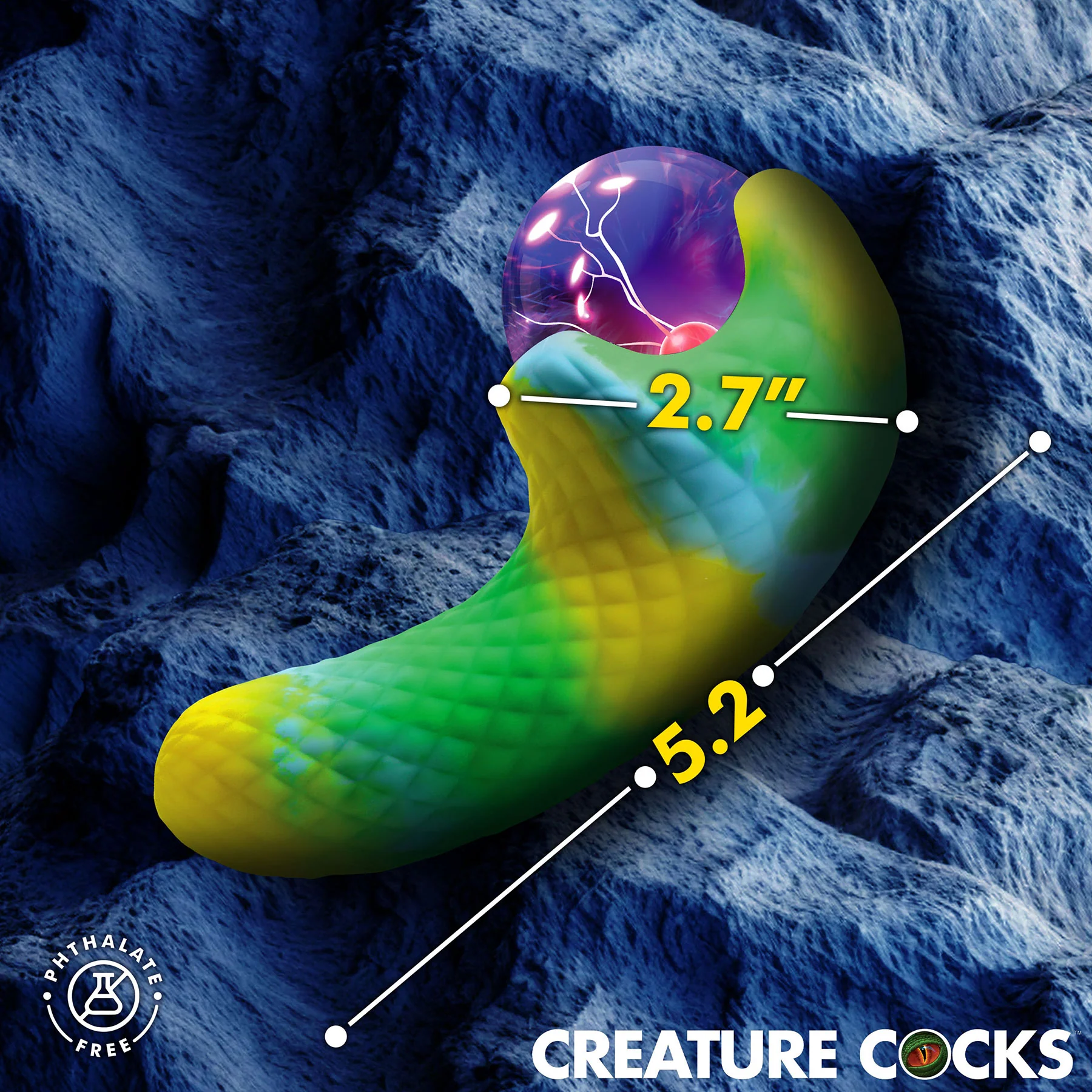 Electric Eye Rechargeable Silicone Plasma Vibrator By Creature Cocks - Image 8