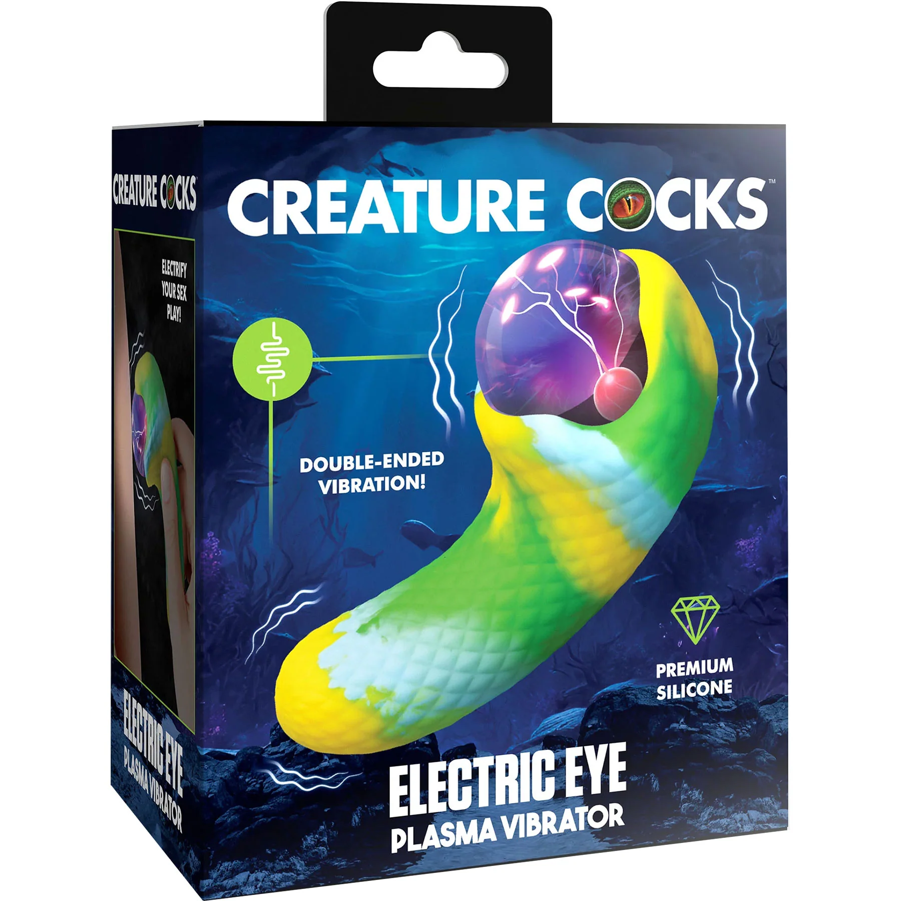 Electric Eye Rechargeable Silicone Plasma Vibrator By Creature Cocks - Image 9