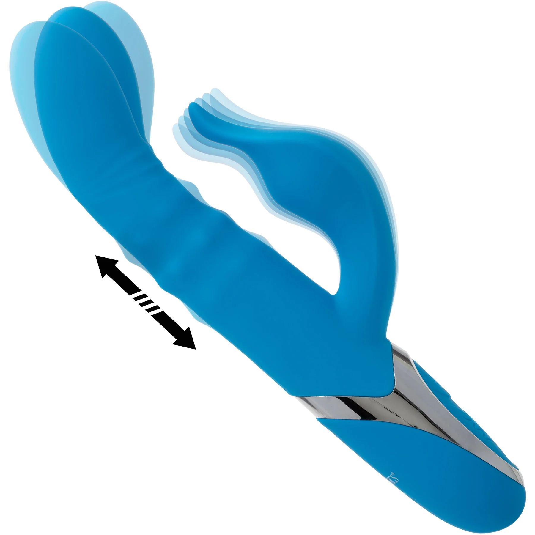 Enchanted Beaded Power "G" Dual Stimulation Silicone Vibrator By CalExotics - Image 3