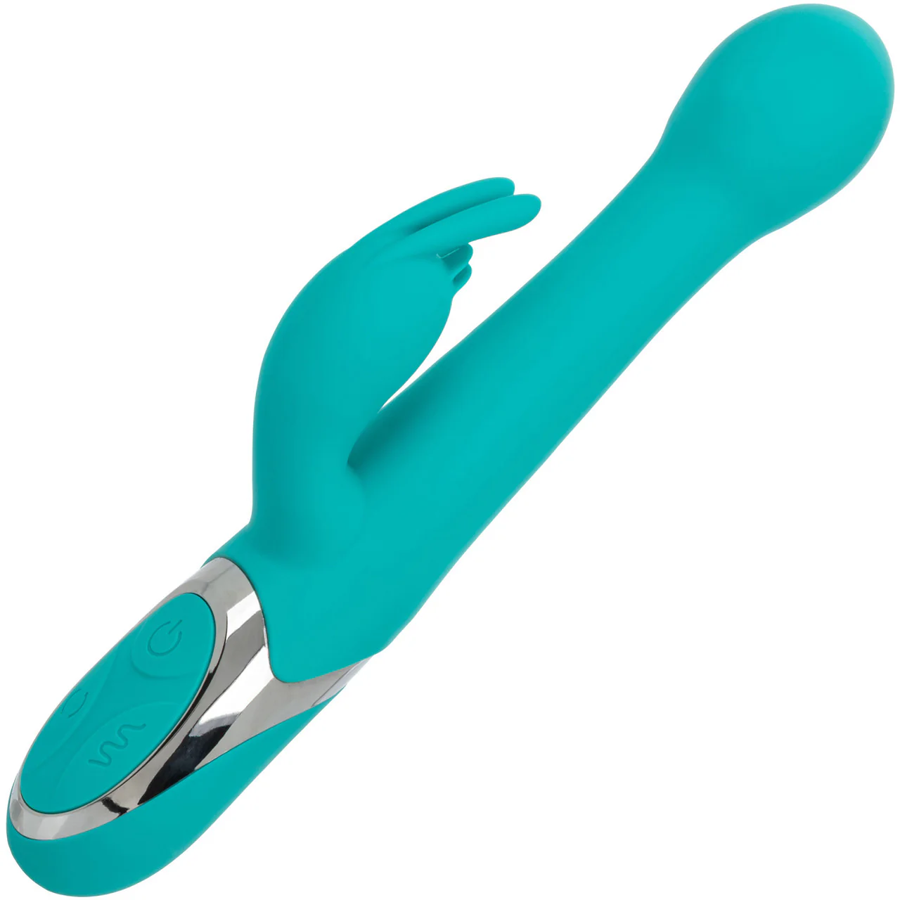 Enchanted Oscillate Rechargeable Silicone Dual Stimulation Vibrator With Thrusting, Rotating Beaded Head By CalExotics