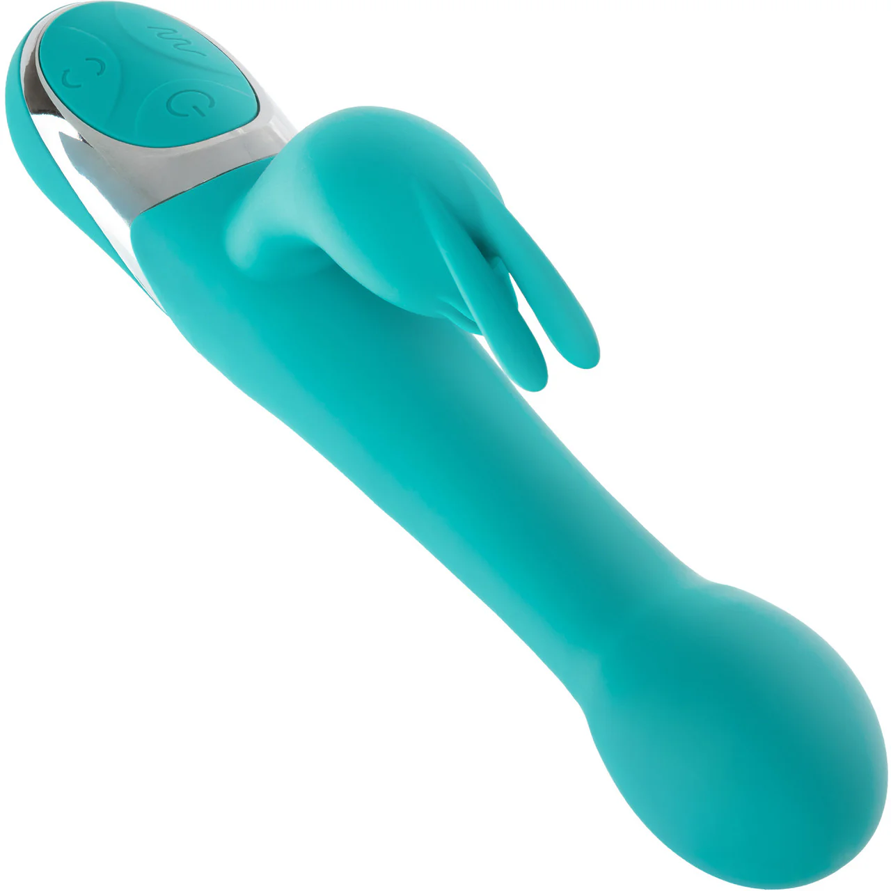 Enchanted Oscillate Rechargeable Silicone Dual Stimulation Vibrator With Thrusting, Rotating Beaded Head By CalExotics - Image 4