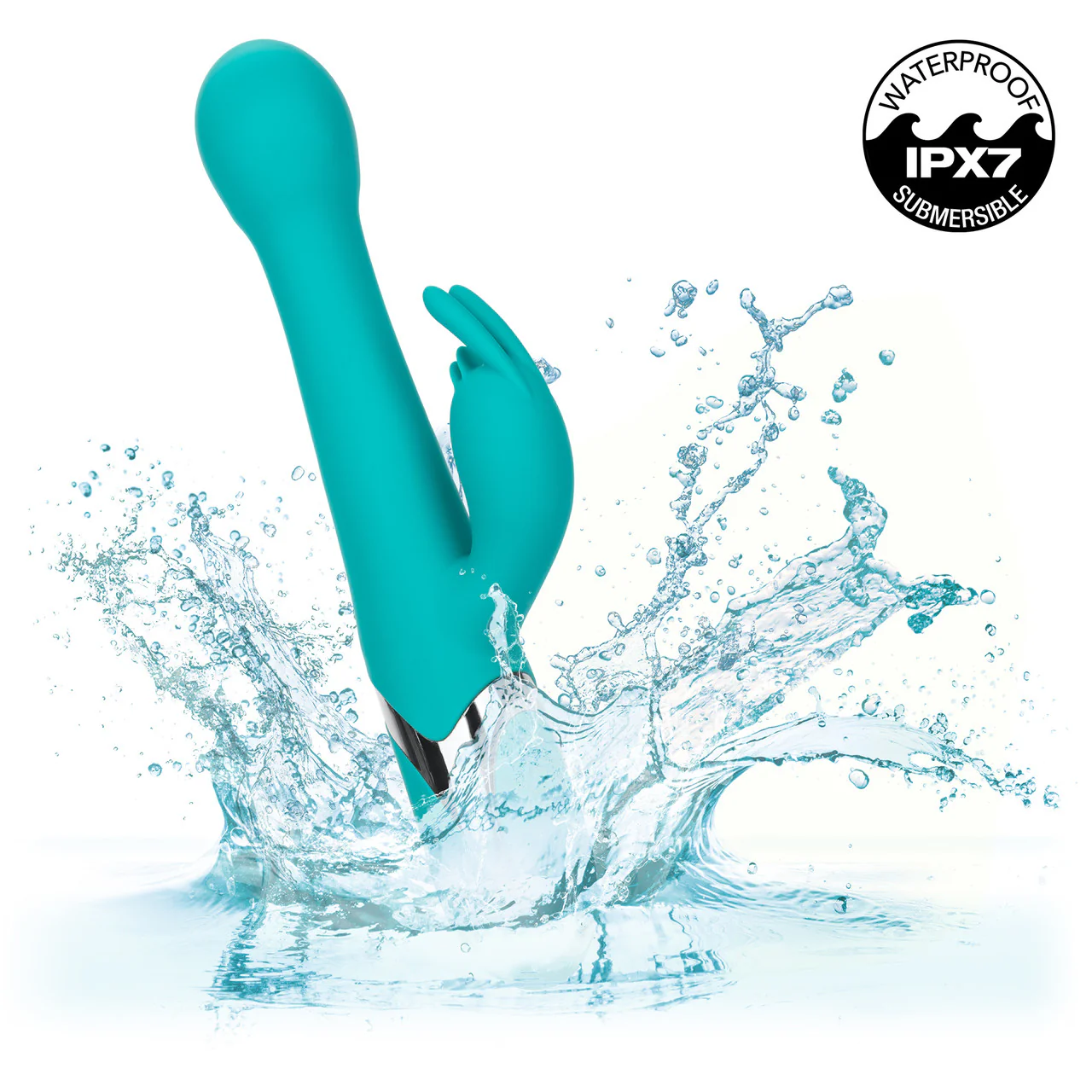Enchanted Oscillate Rechargeable Silicone Dual Stimulation Vibrator With Thrusting, Rotating Beaded Head By CalExotics - Image 6