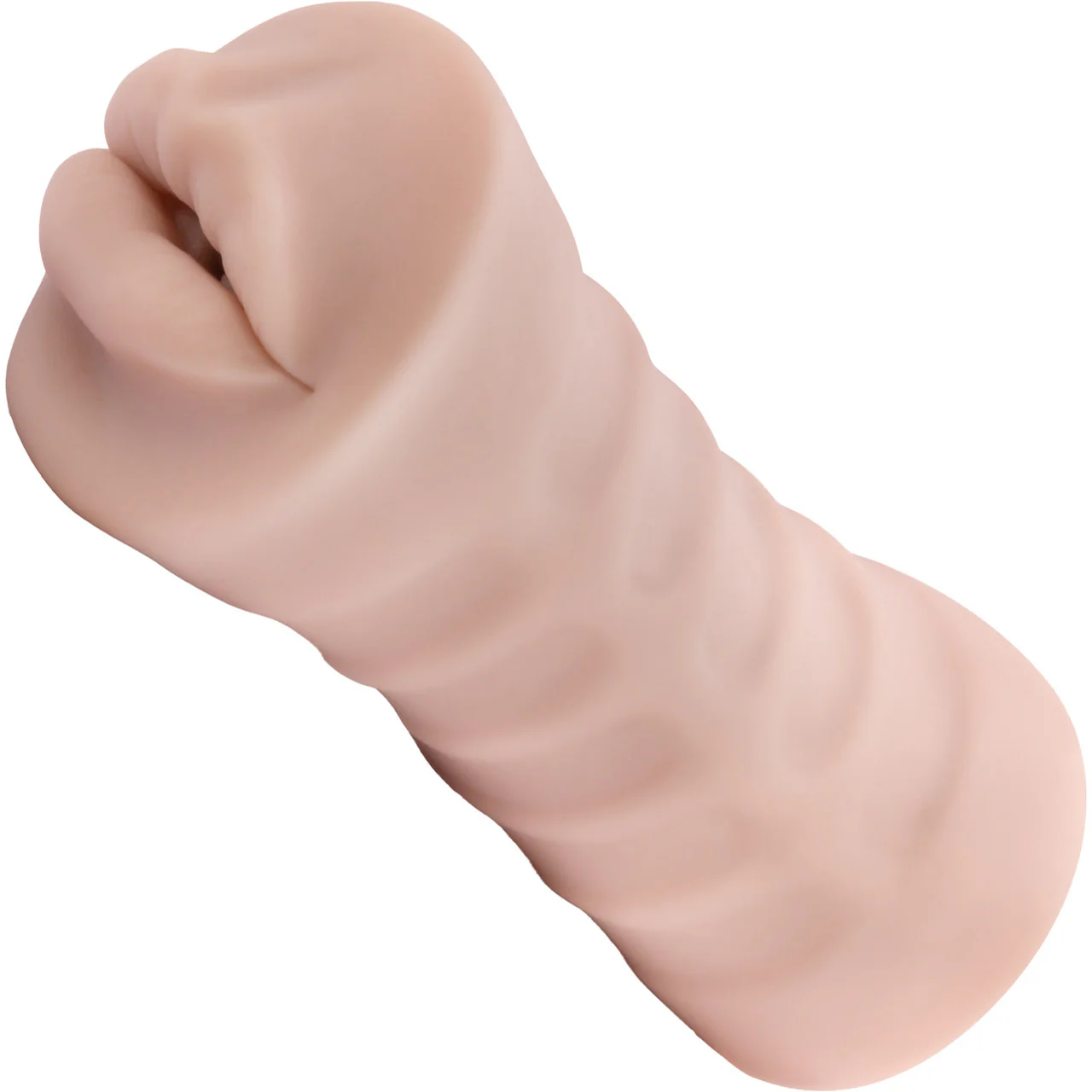 EnLust Nicole Open Ended Vibrating Mouth Penis Masturbator By Blush - Vanilla - Image 3