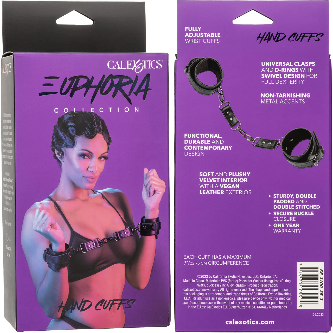 Euphoria Collection Hand Cuffs By CalExotics - Image 8