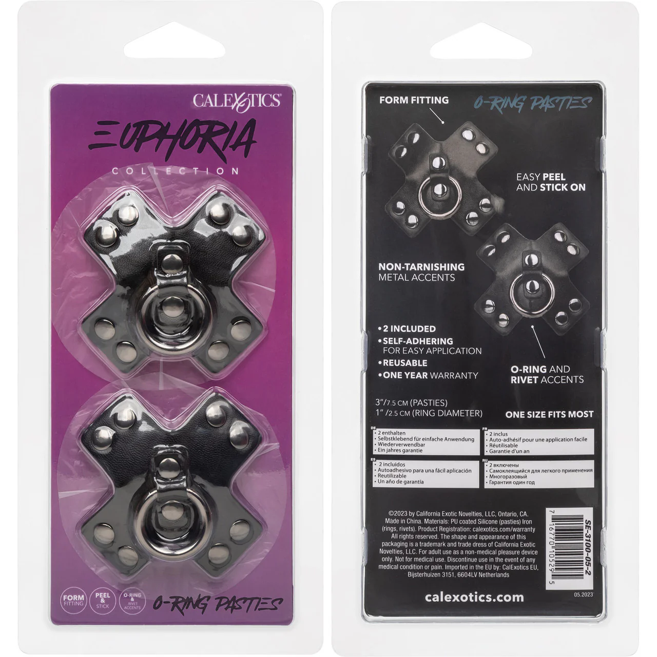 Euphoria Collection O-Ring Pasties By CalExotics - Image 7