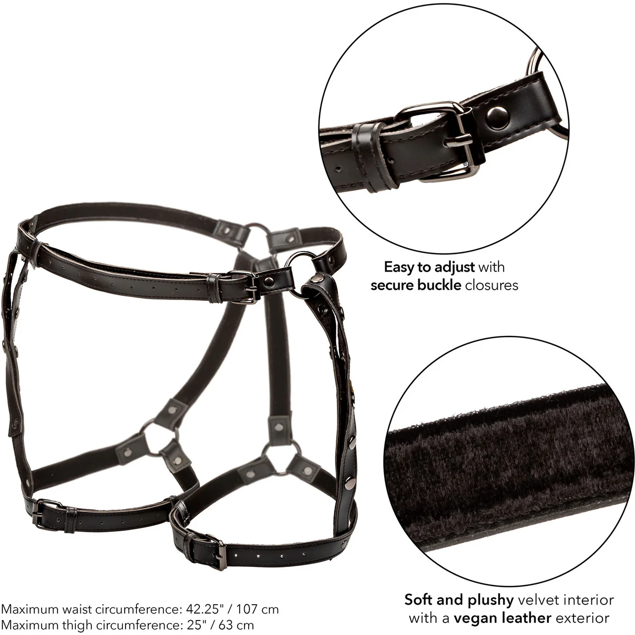Euphoria Collection Riding Thigh Harness By CalExotics - Image 4