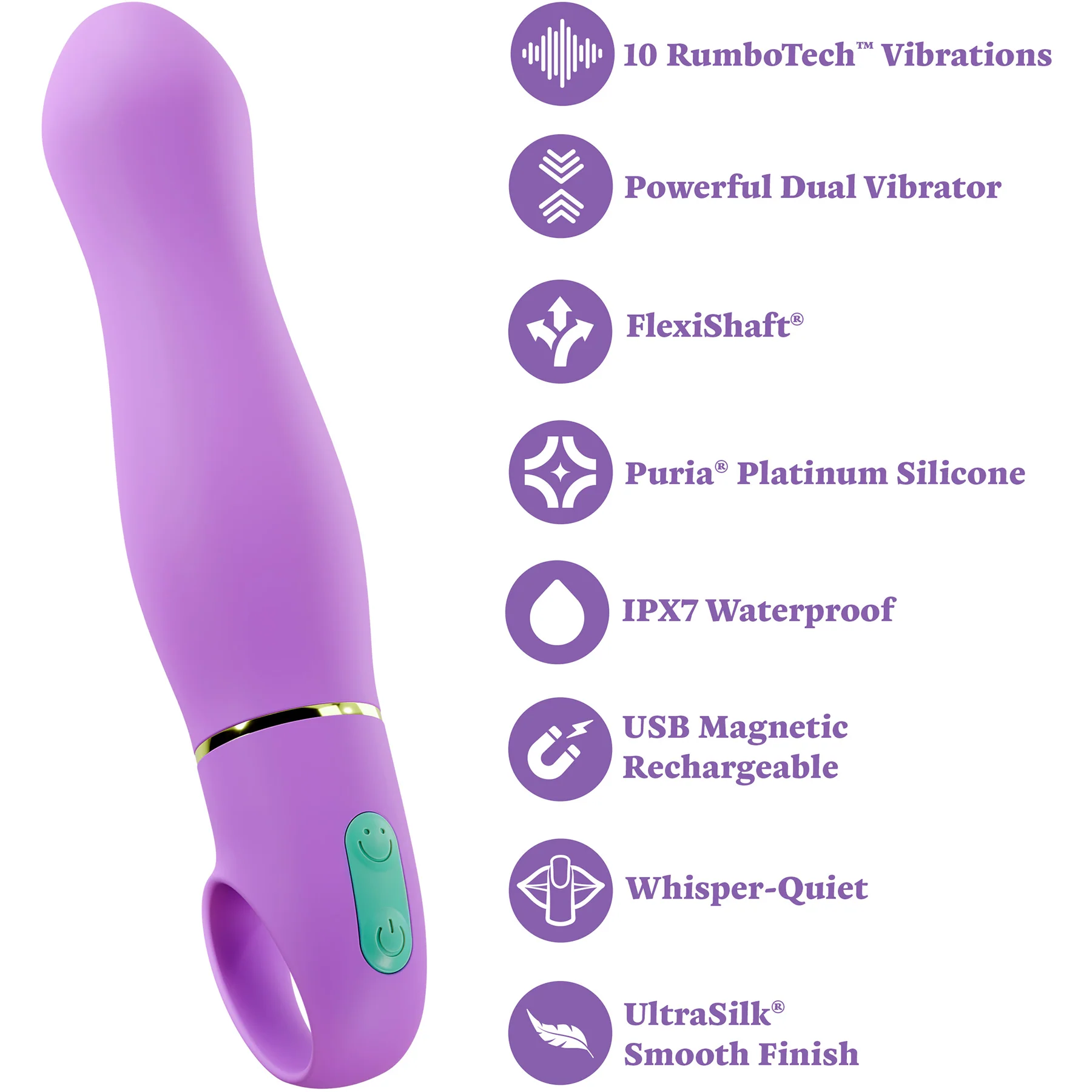 ARIA® Exciting AF 2.0 Rechargeable Silicone Vibrator By Blush - Image 13