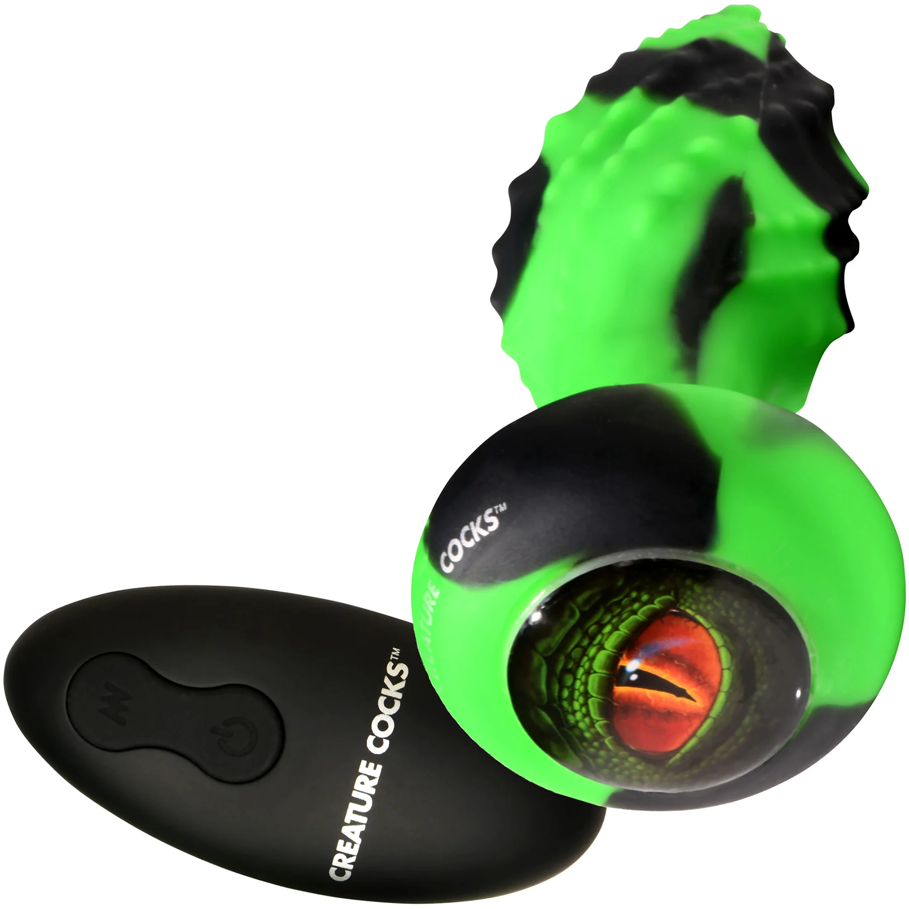 Eye Of The Spawn Vibrating & Squirming Silicone Butt Plug By Creature Cocks - Image 6
